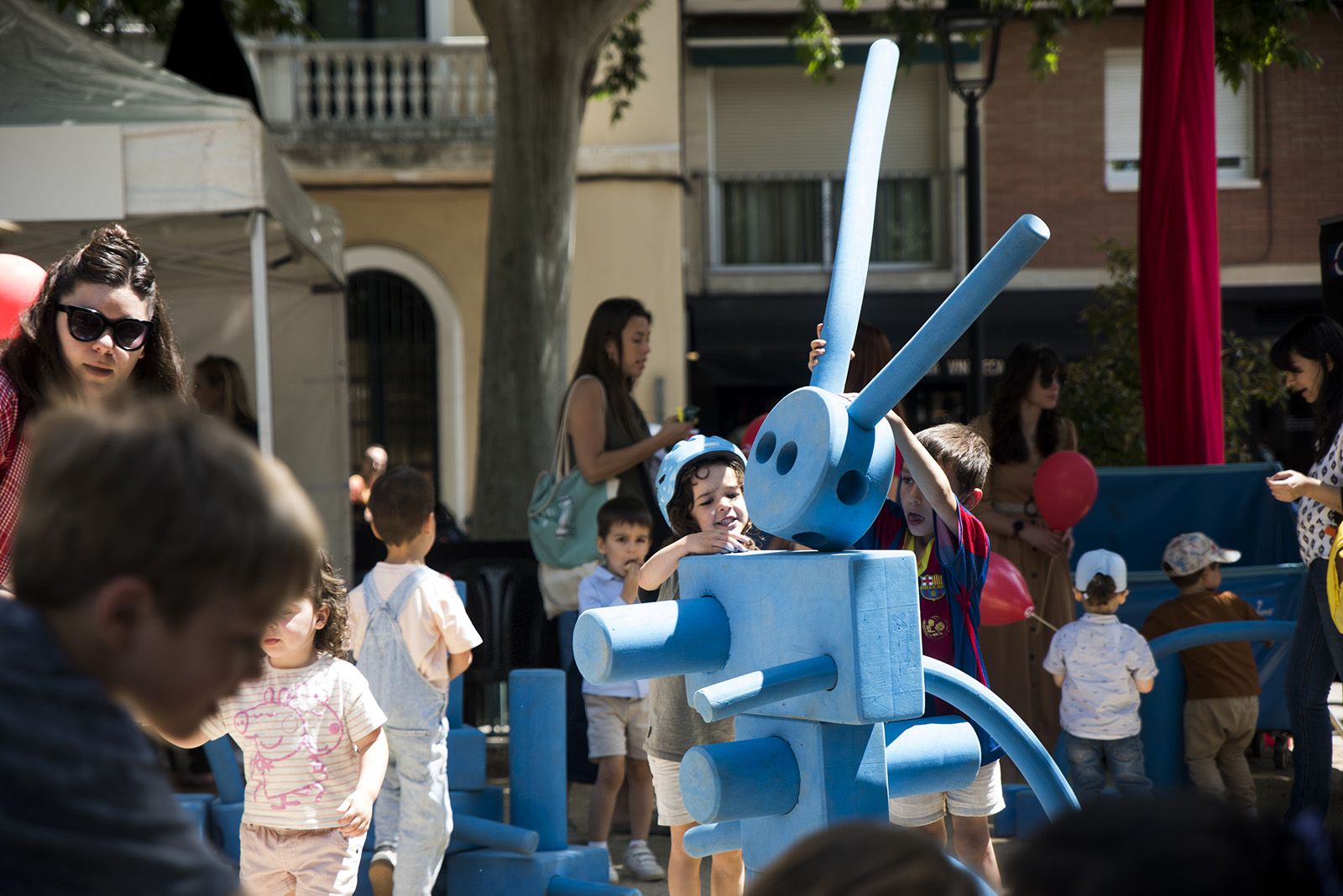 L'estand de European International School of Barcelona. FOTO: Bernat Millet. 
