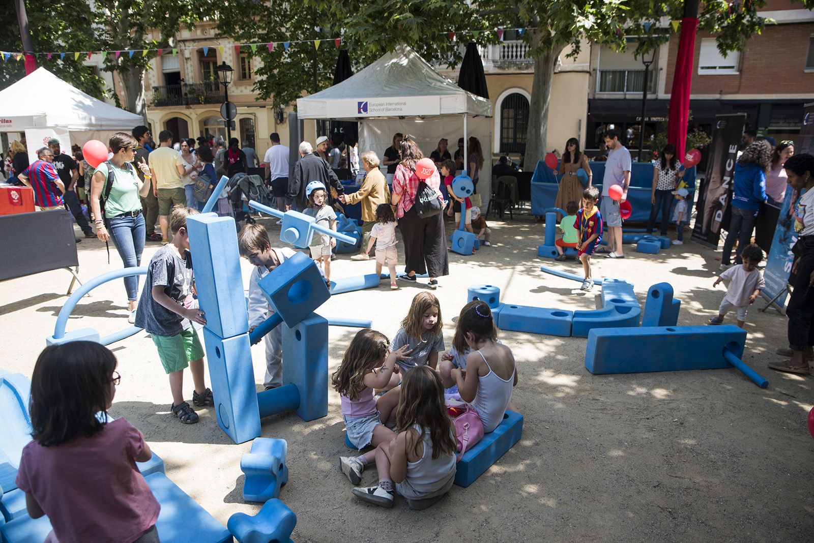 L'estand de European International School of Barcelona. FOTO: Bernat Millet. 
