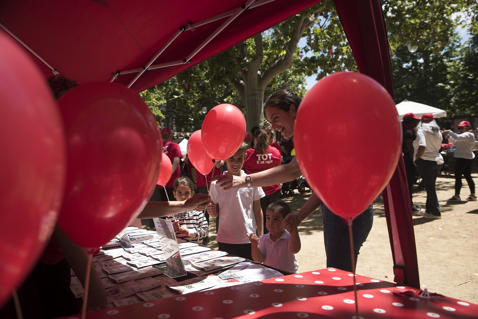 L'estand del TOT Sant Cugat. FOTO: Bernat Millet