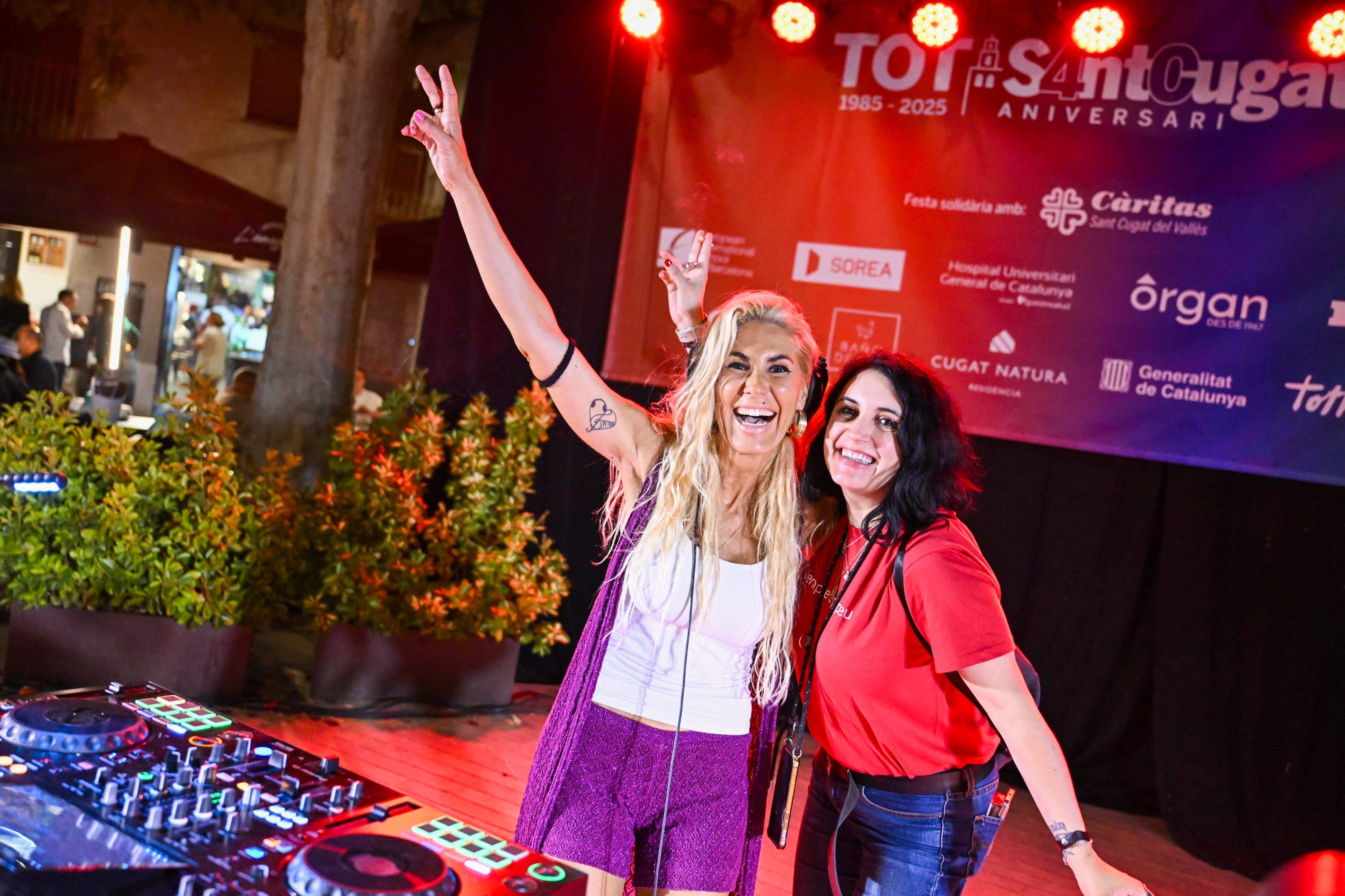 Final de festa amb DJ Bibi March FOTO: Albert Canalejo 