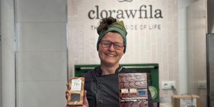 Clorawfila, guardonada en els Premis Internacionals de Xocolata. FOTO: TOT