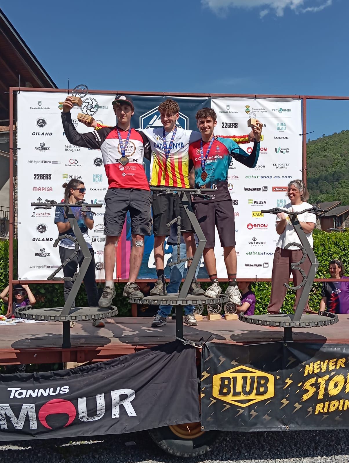 Àlex Alonso Guasch,  subcampió de Catalunya d’Enduro en categoria júnior. FOTO: Unió Ciclista