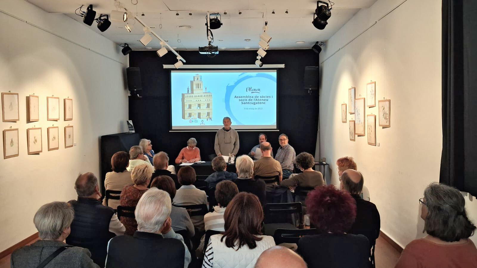 Balanç i perspectives a l’Assemblea General 2024 de l’Ateneu Santcugatenc. FOTO: La Unió Sant Cugatenca