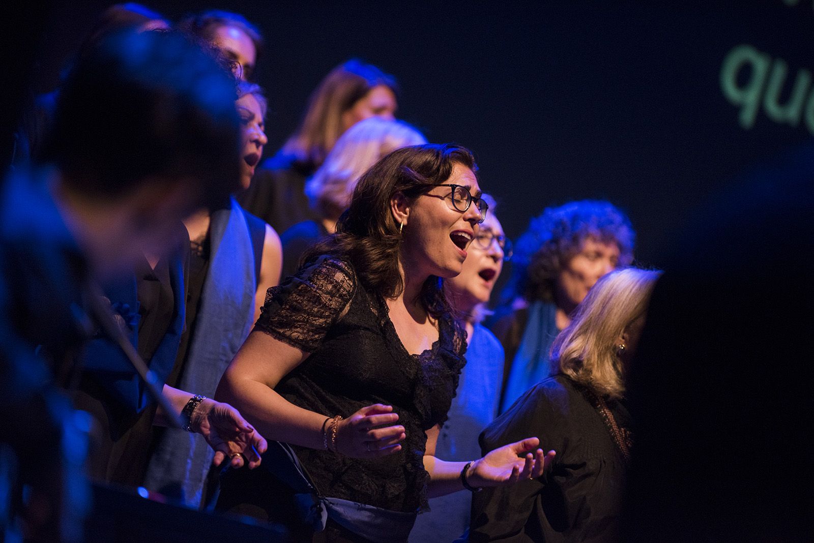 Concert solidari cor Gòspel Sant Cugat. FOTO: Bernat Millet.