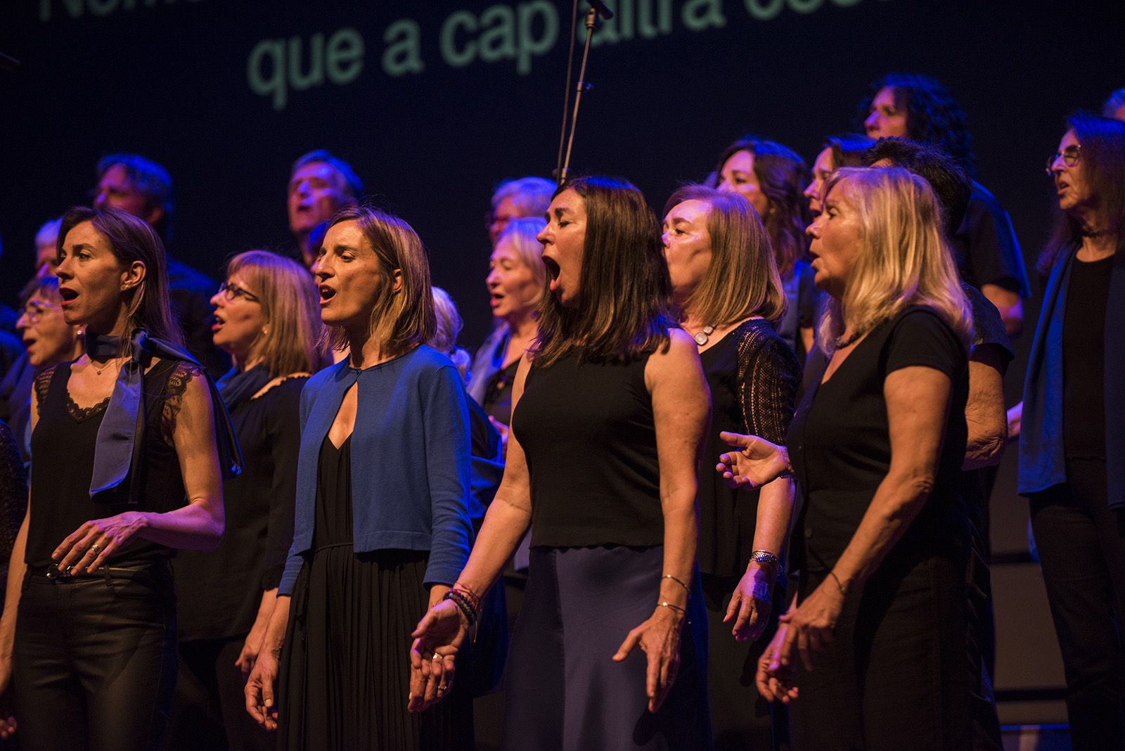 Concert solidari cor Gòspel Sant Cugat. FOTO: Bernat Millet.