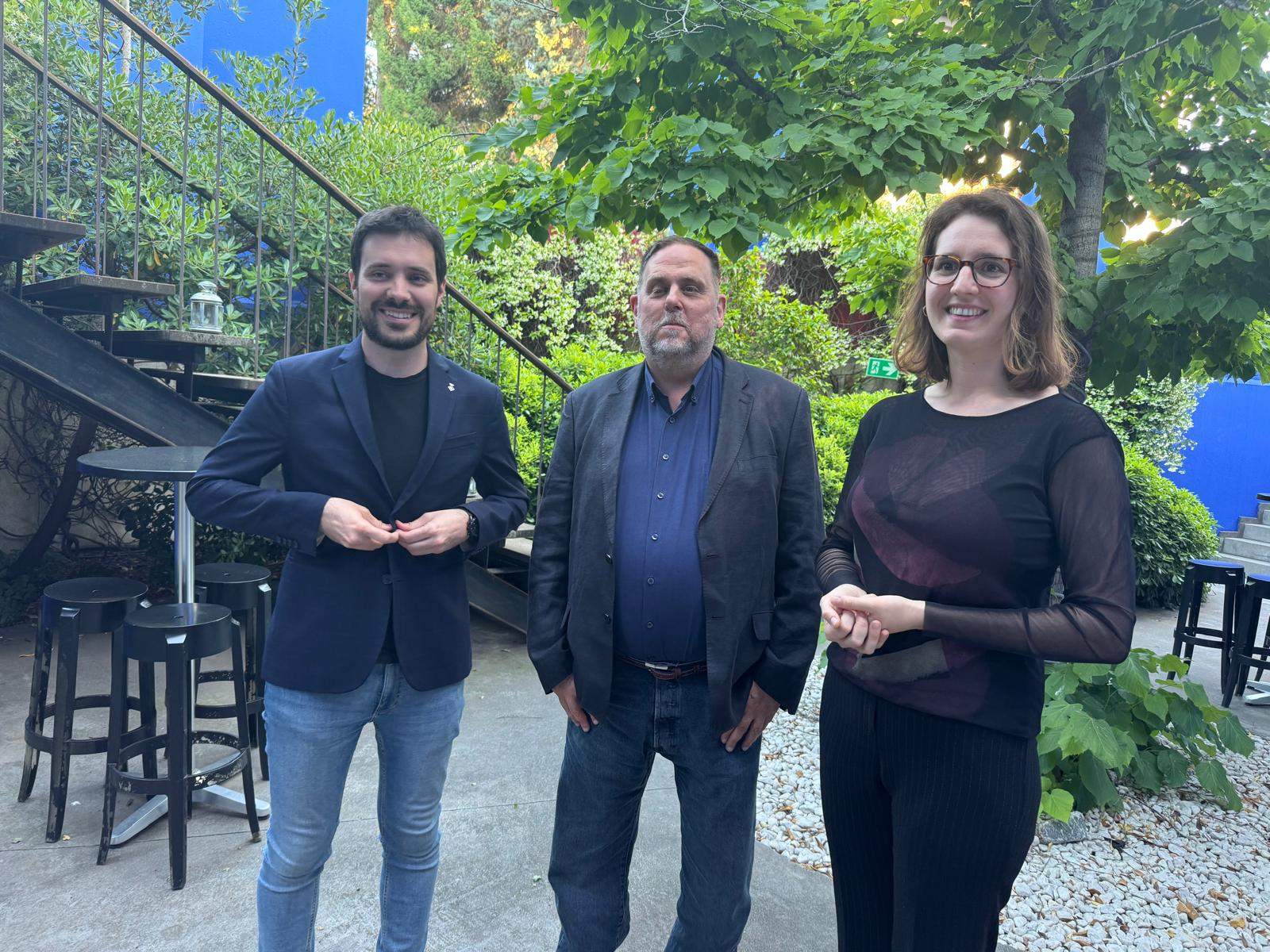 D'esquerra a dreta: Bernat Picornell, Oriol Junqueras i Alba Gordó. FOTO: TOT Sant Cugat