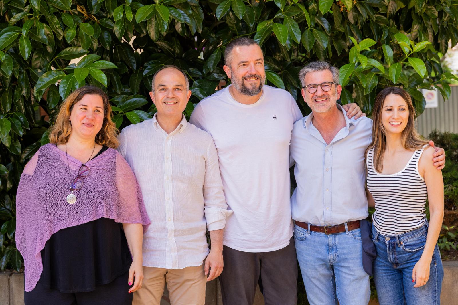 L'aplec de Junts als Jardins de Sant Francesc. FOTO: Junts per Sant Cugat