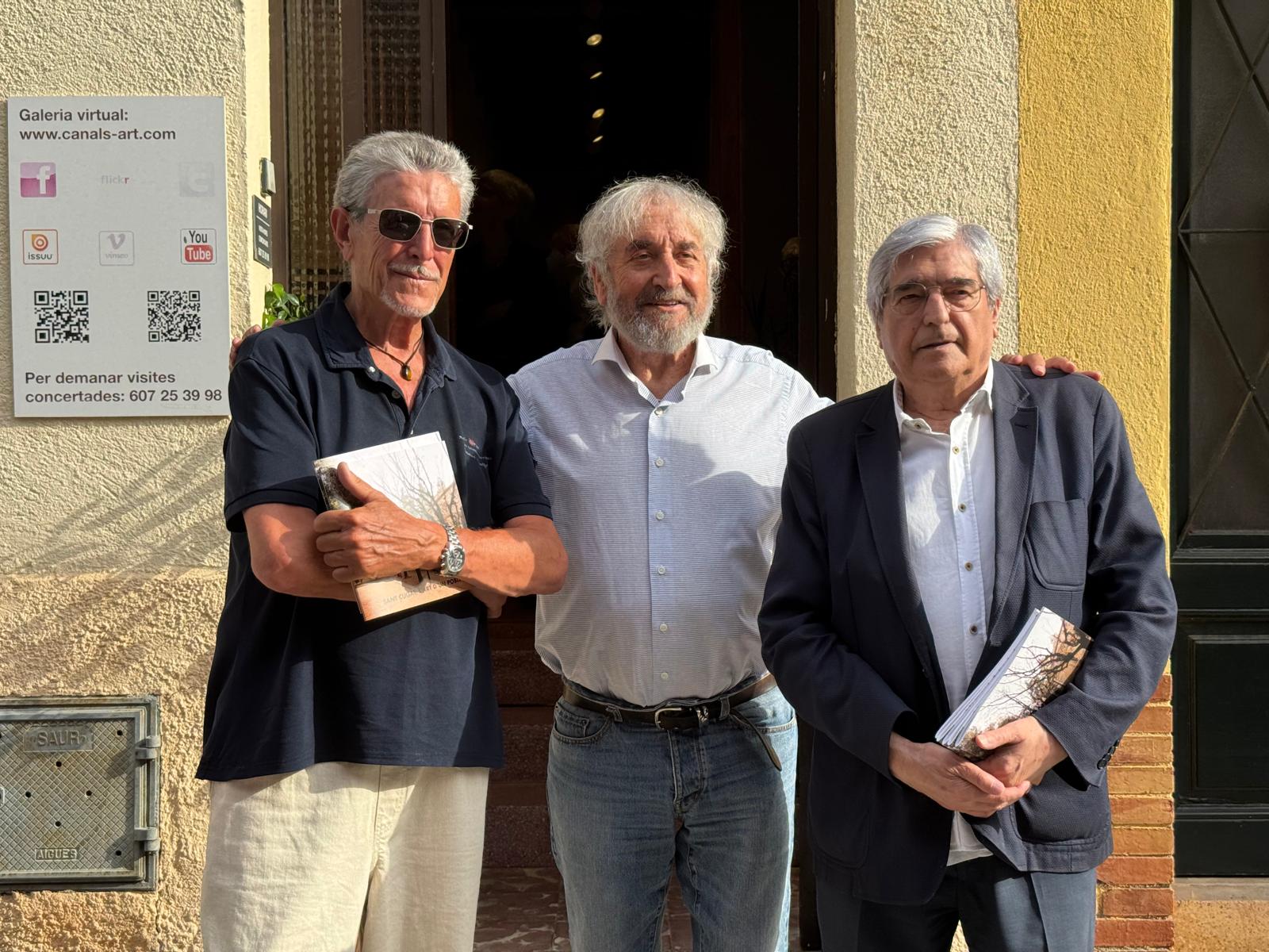 D'esquerra a dreta: Antoni Bosquets, Josep Canals i Joan Aymerich. FOTO: TOT Sant Cugat
