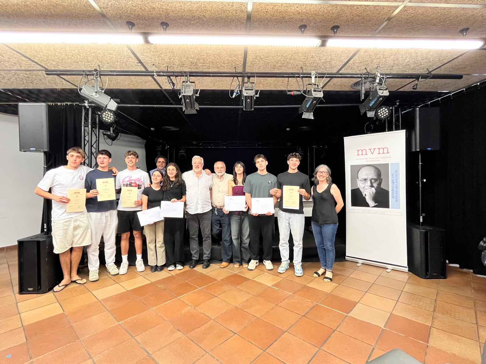 Premiats de la 20 edició dels Premis MVM de Treballs de Recerca. FOTO: Cedida