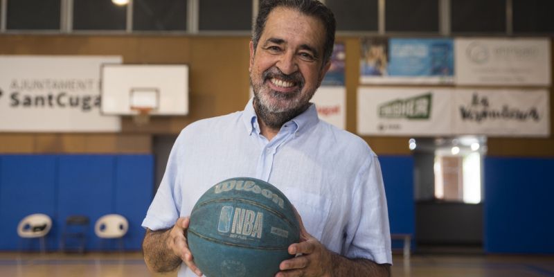 Jordi Robirosa ha estat en especial la veu del bàsquet en català. FOTO: Bernat Millet (TOT Sant Cugat)
