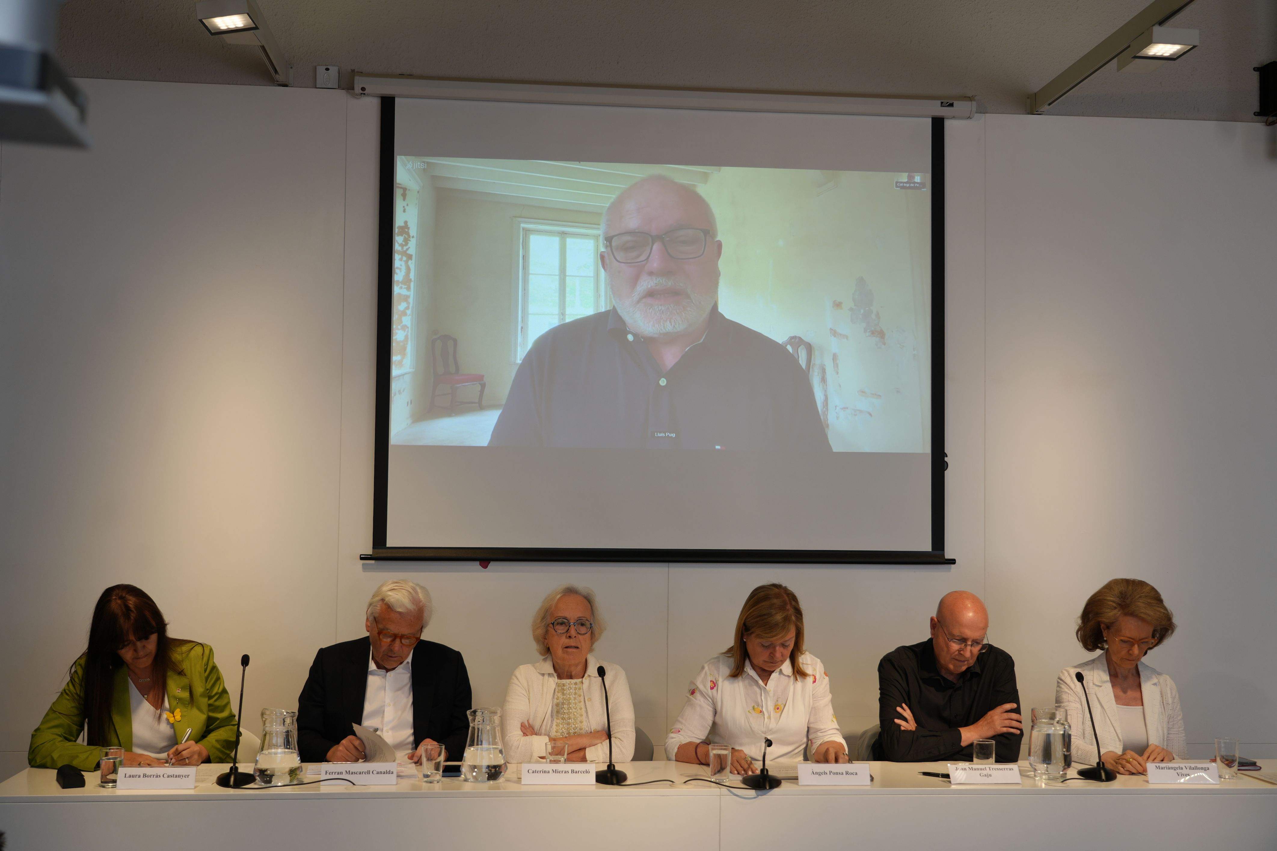 Els exconsellers han signat un manifest conjunt que les pintures murals de Sixena s'han de quedar al MNAC. FOTO: ACN