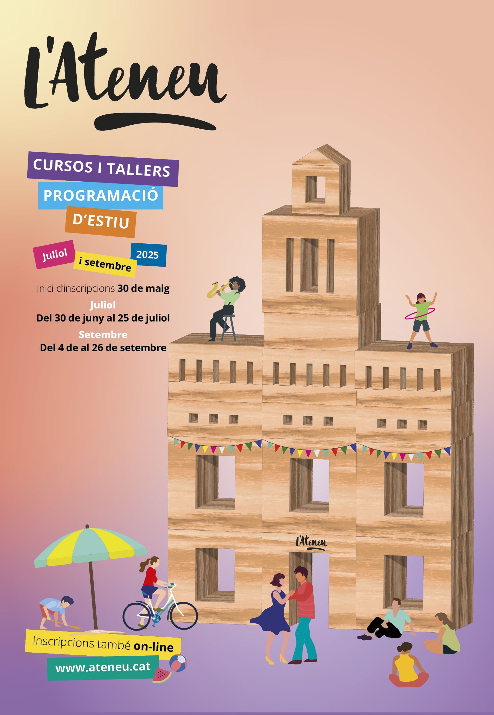 Nou programa de cursos i tallers d’estiu!. FOTO: Ateneu Santcugatenc