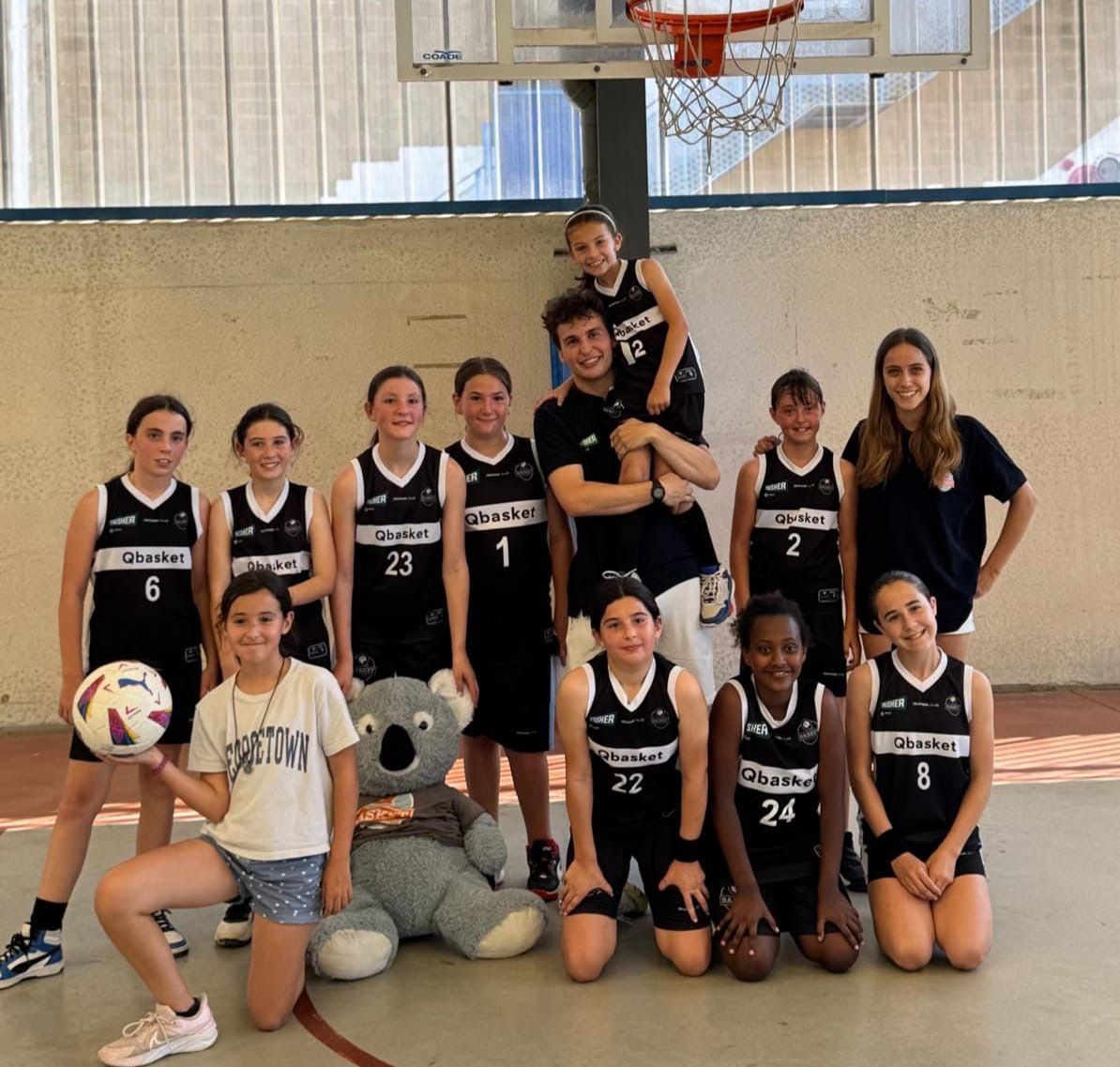 El basquet femení creix a Sant Cugat. FOTO: Qbasket