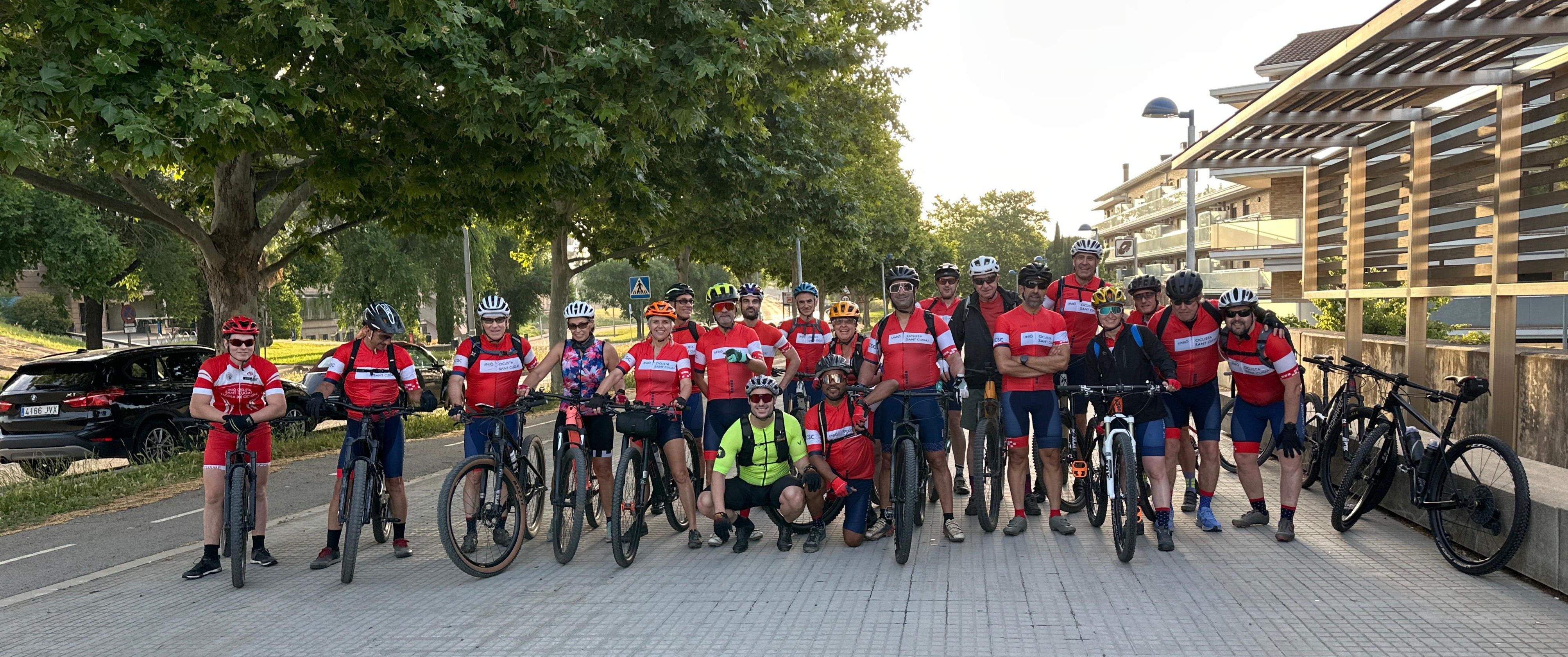 Cursa Solidària de Cantonigròs. FOTO: Unió Ciclista Sant Cugat