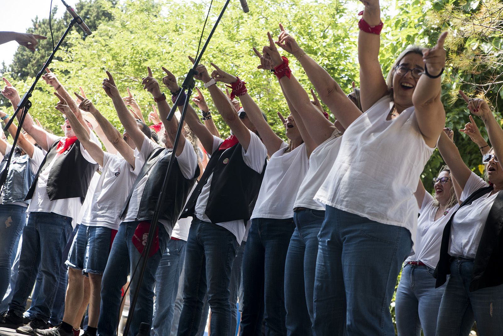 Rock Choir, en concert. FOTO: Bernat Millet.