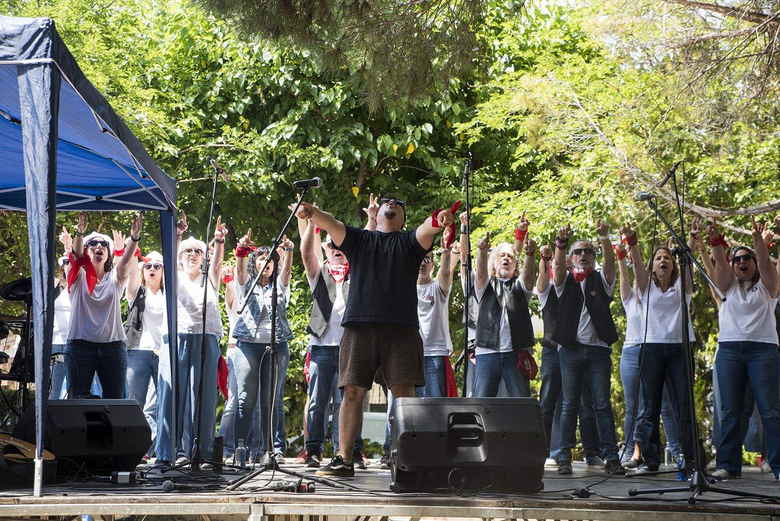 Rock Choir, en concert. FOTO: Bernat Millet.