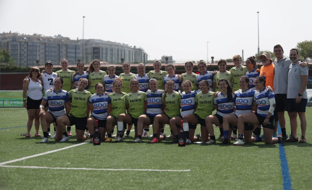 Final entre el Rugby Sant Cugat i el Rugby Turia en la 1a fase del GPS Campionat d'Espanya. FOTO: Federació Espanyola Rugbi 