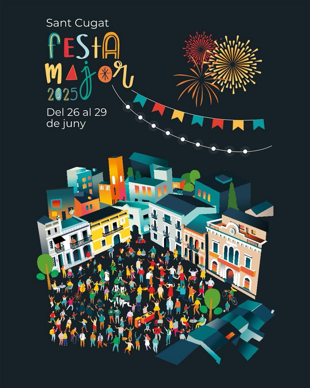     Cartell de #fmsantcugat 2025 a càrrec de la Blanca Pi @pipiripops  @ajsantcugat @culturastc ja té cartell per la Festa Major 2025, i enguany l’ha dissenyat la il·lustradora Blanca Pi, de pipiripi.cat ️La Blanca coneix b