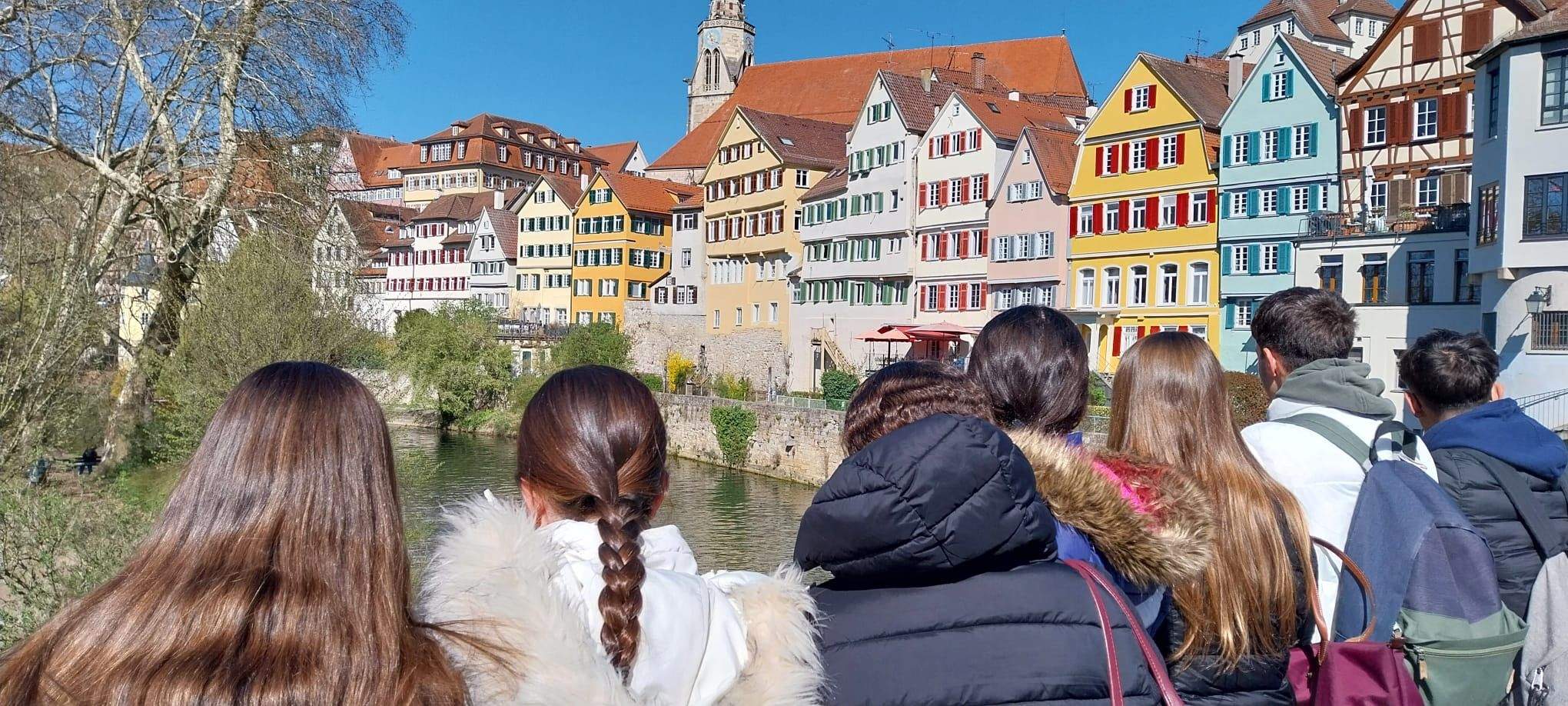 Alumnes d’intercanvi a Alemanya. FOTO: Cedida