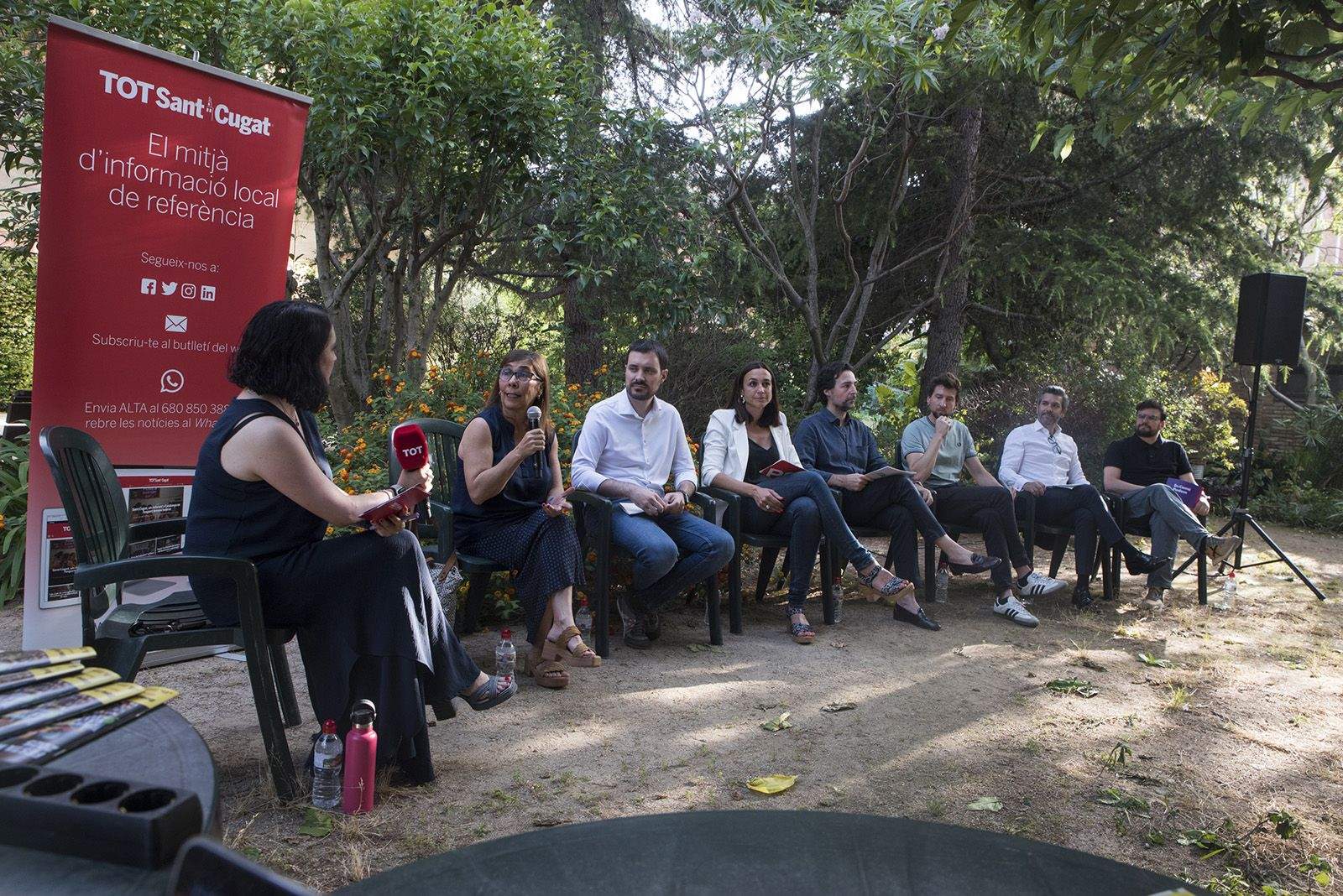 Debat polític del Tot Sant Cugat. FOTO: Bernat Millet.