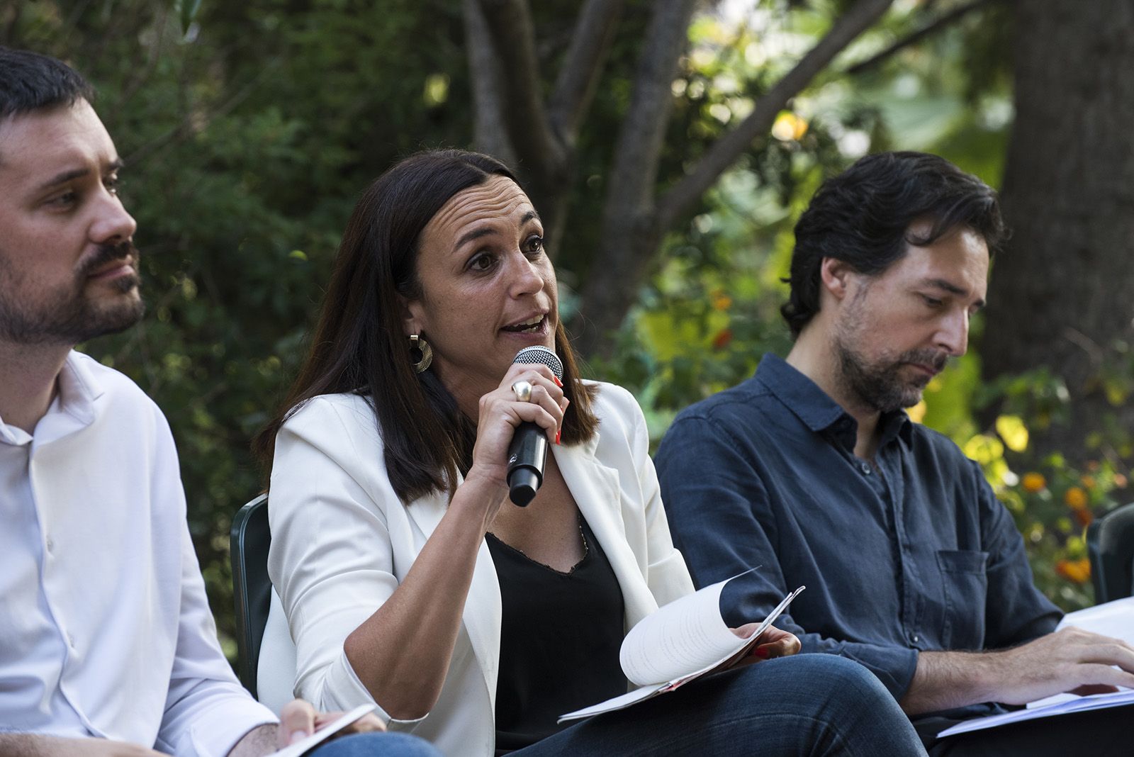 Debat polític del Tot Sant Cugat. FOTO: Bernat Millet.