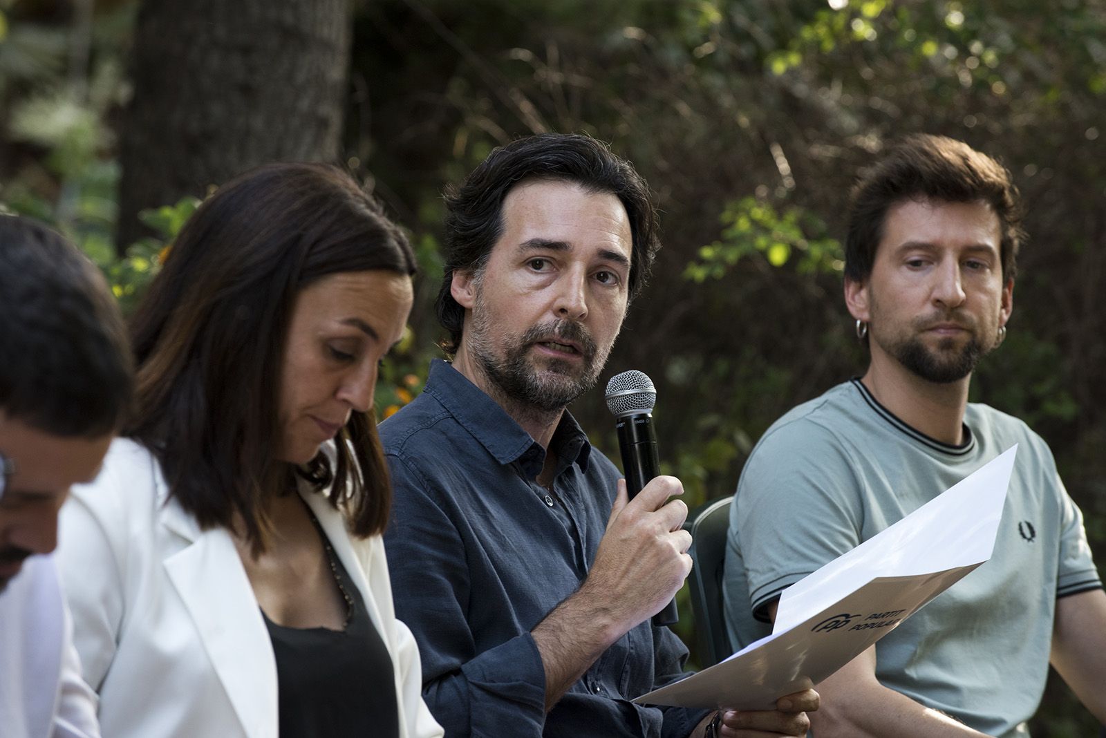 Debat polític del Tot Sant Cugat. FOTO: Bernat Millet.