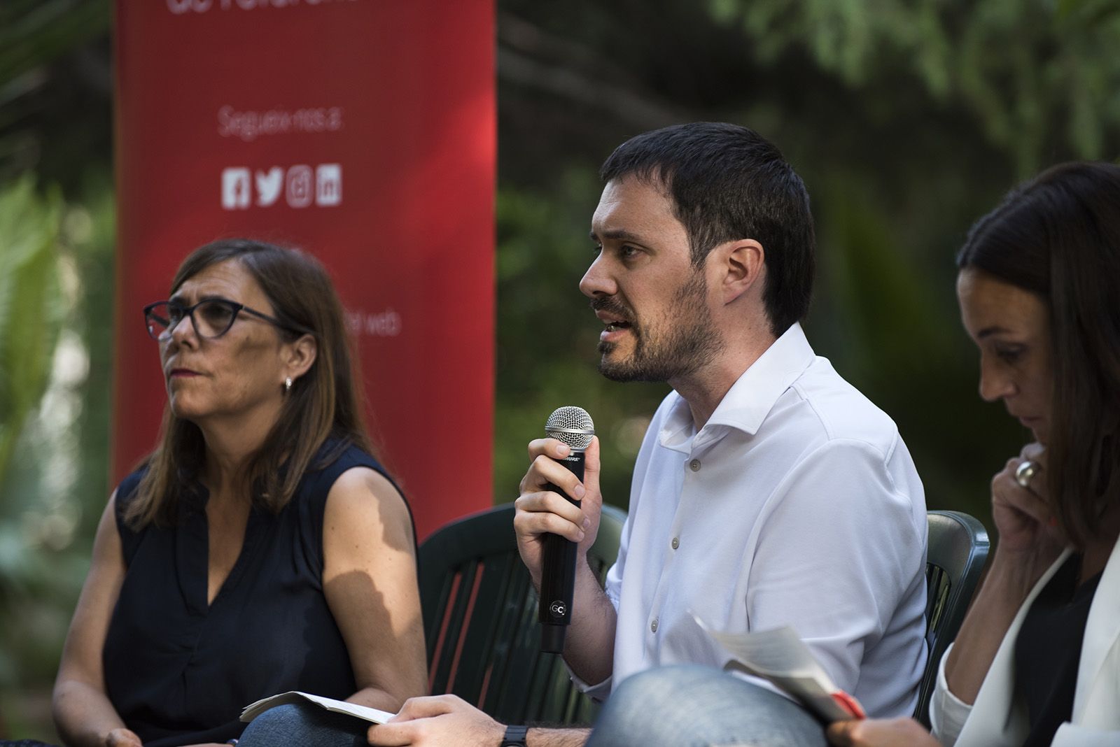 Debat polític del Tot Sant Cugat. FOTO: Bernat Millet.