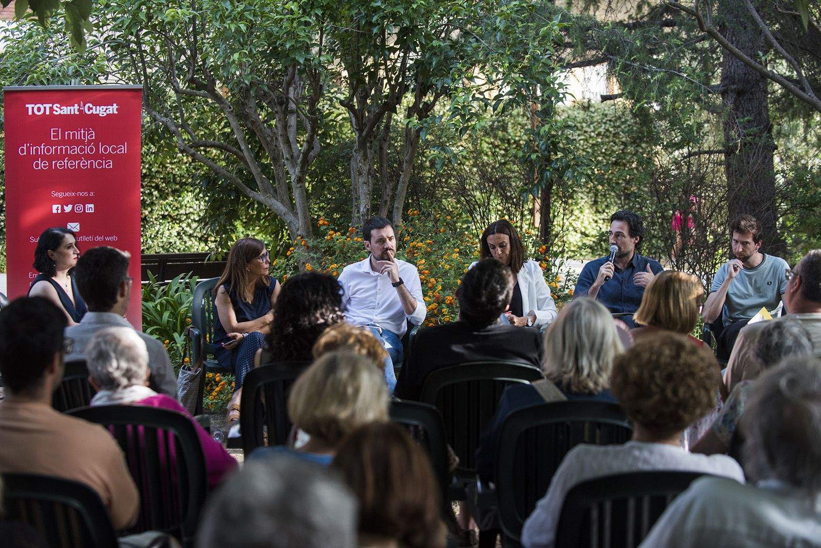 Debat polític del Tot Sant Cugat. FOTO: Bernat Millet.
