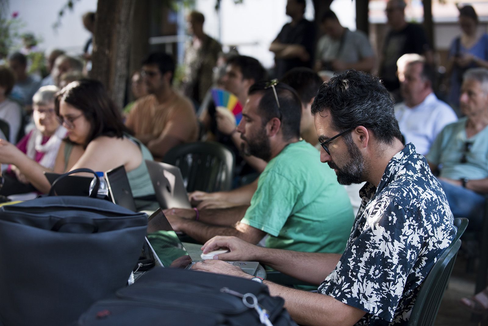 Debat polític del Tot Sant Cugat. FOTO: Bernat Millet.