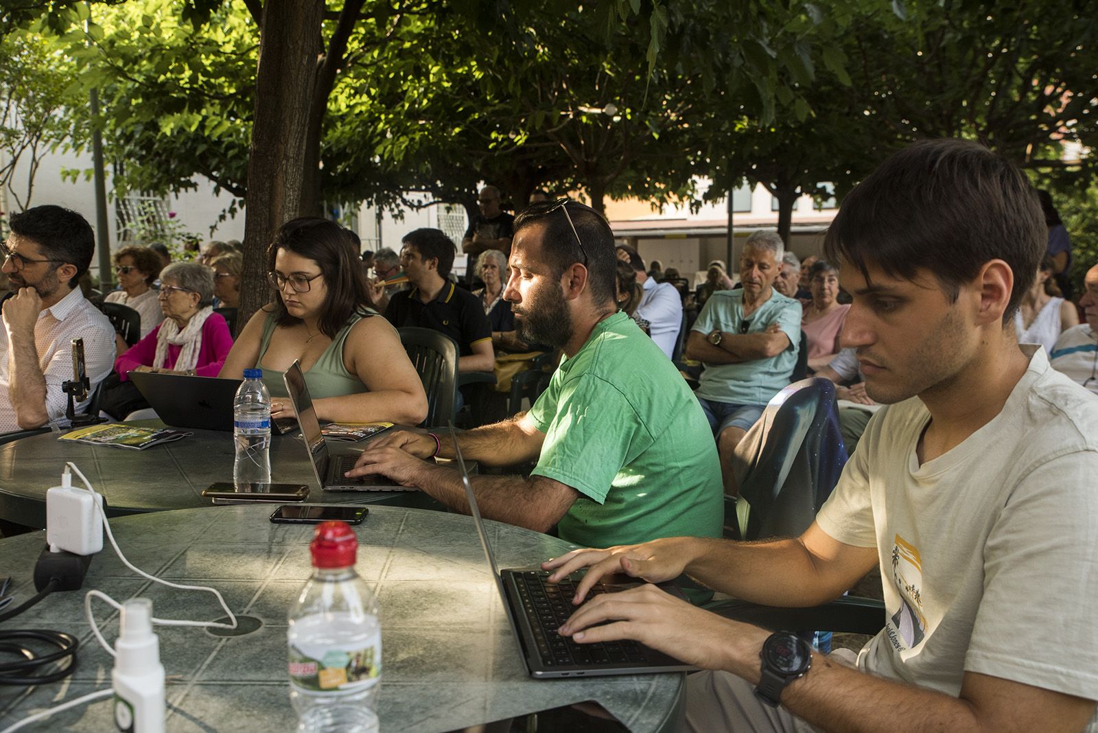 Debat polític del Tot Sant Cugat. FOTO: Bernat Millet.