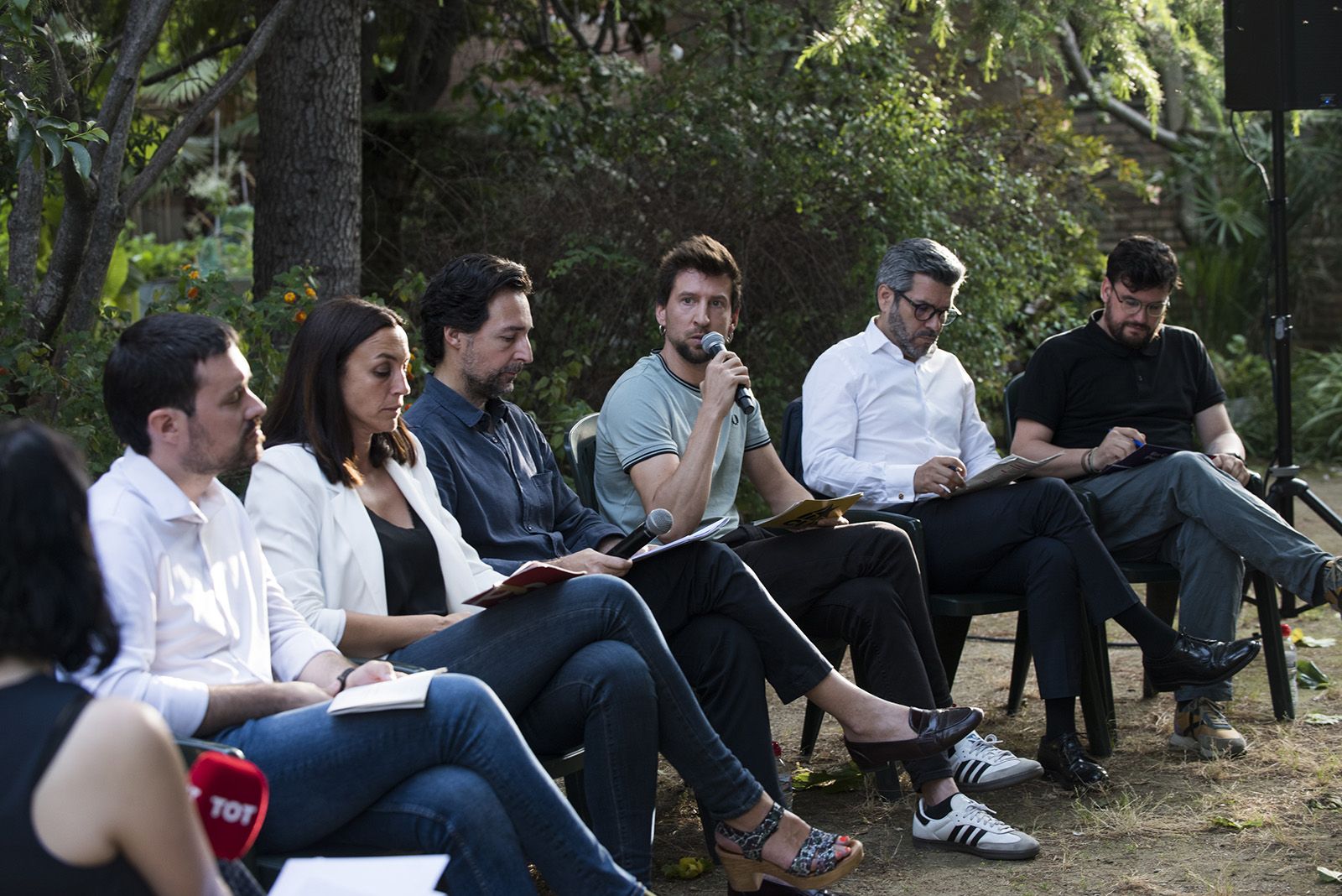 Debat polític del Tot Sant Cugat. FOTO: Bernat Millet.