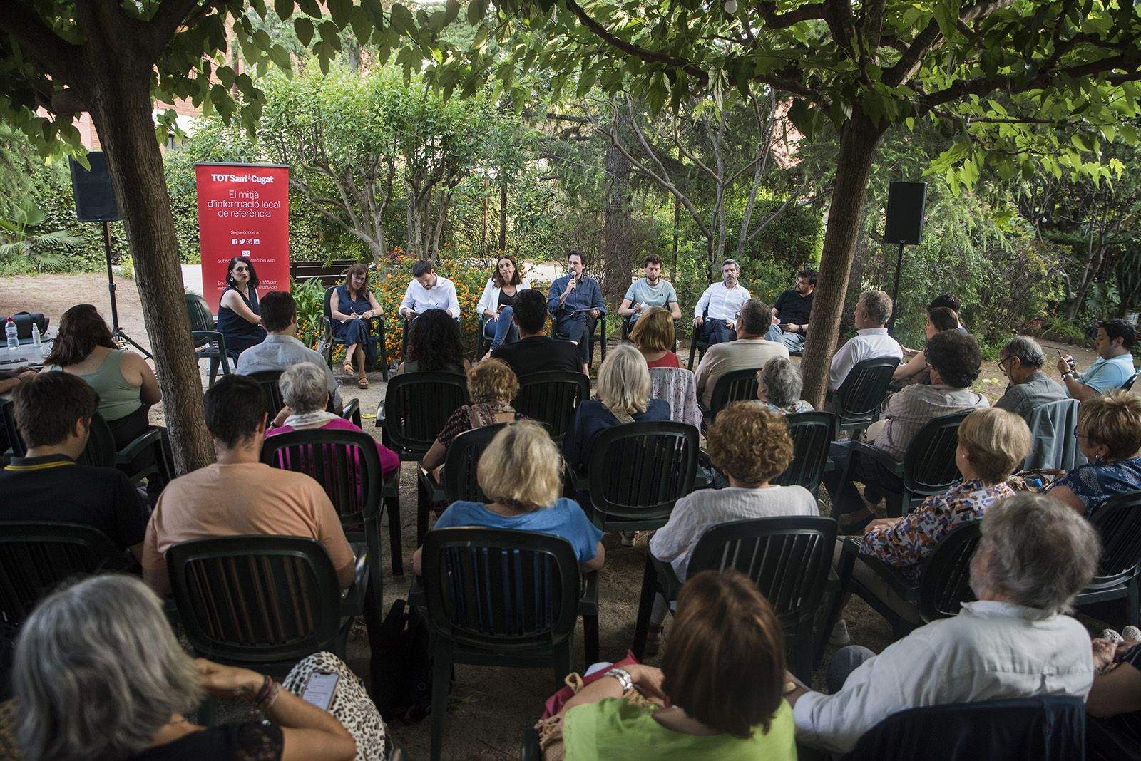 Debat polític del Tot Sant Cugat. FOTO: Bernat Millet.