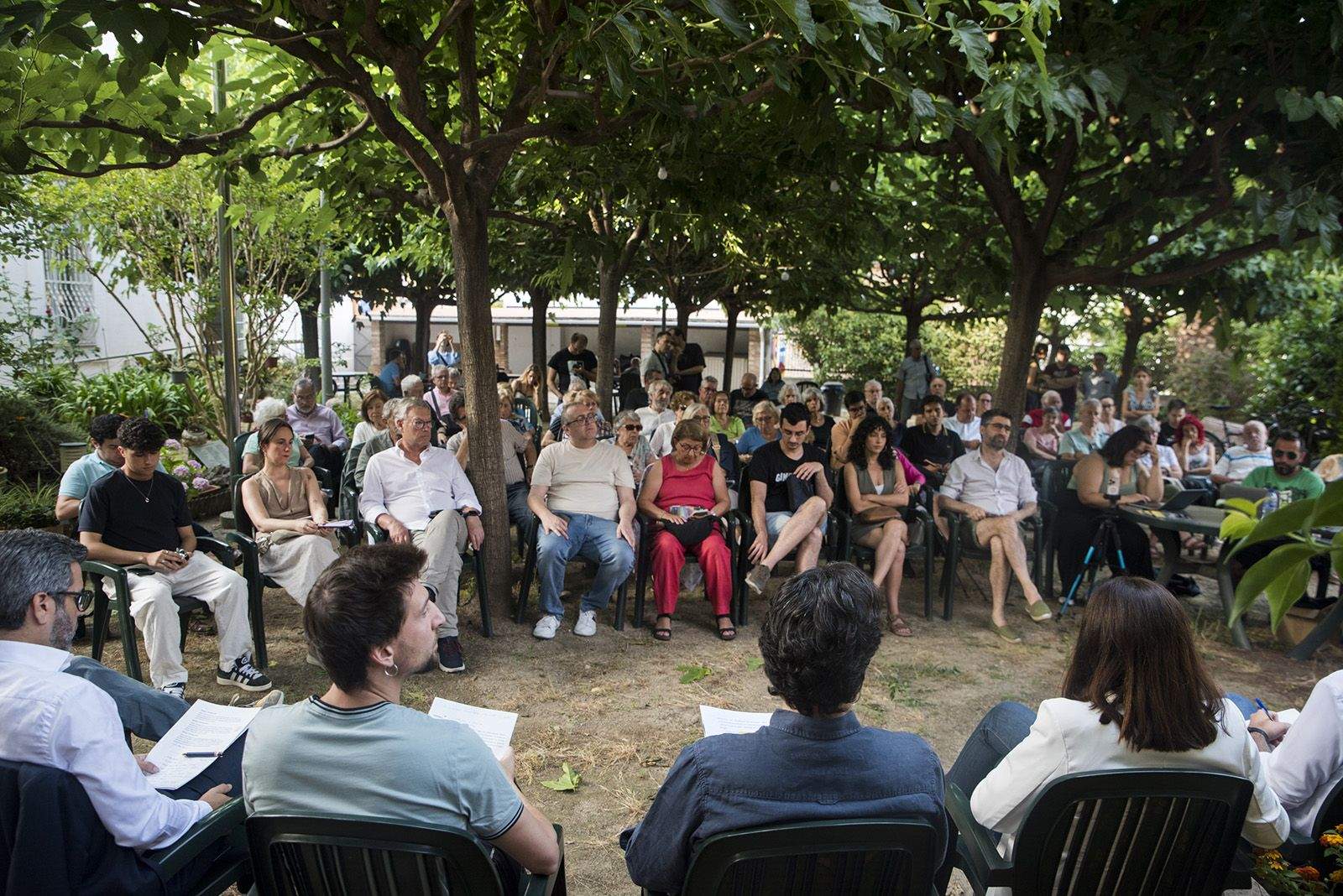 Debat polític del Tot Sant Cugat. FOTO: Bernat Millet.