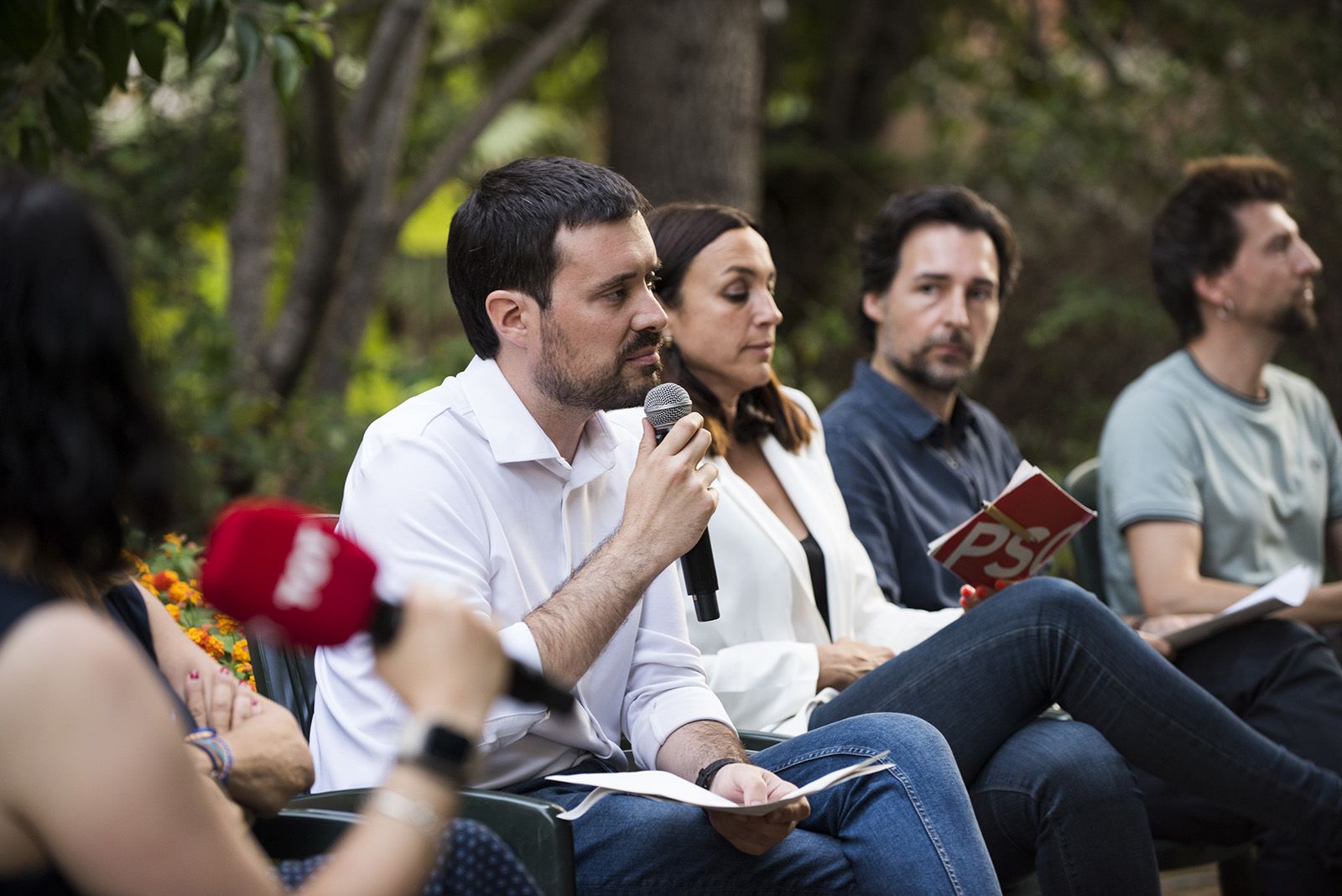 Debat polític del Tot Sant Cugat. FOTO: Bernat Millet.