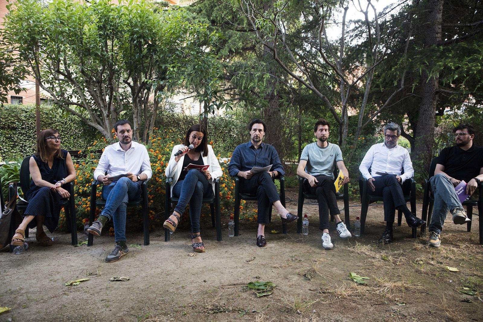 Debat polític del Tot Sant Cugat. FOTO: Bernat Millet.