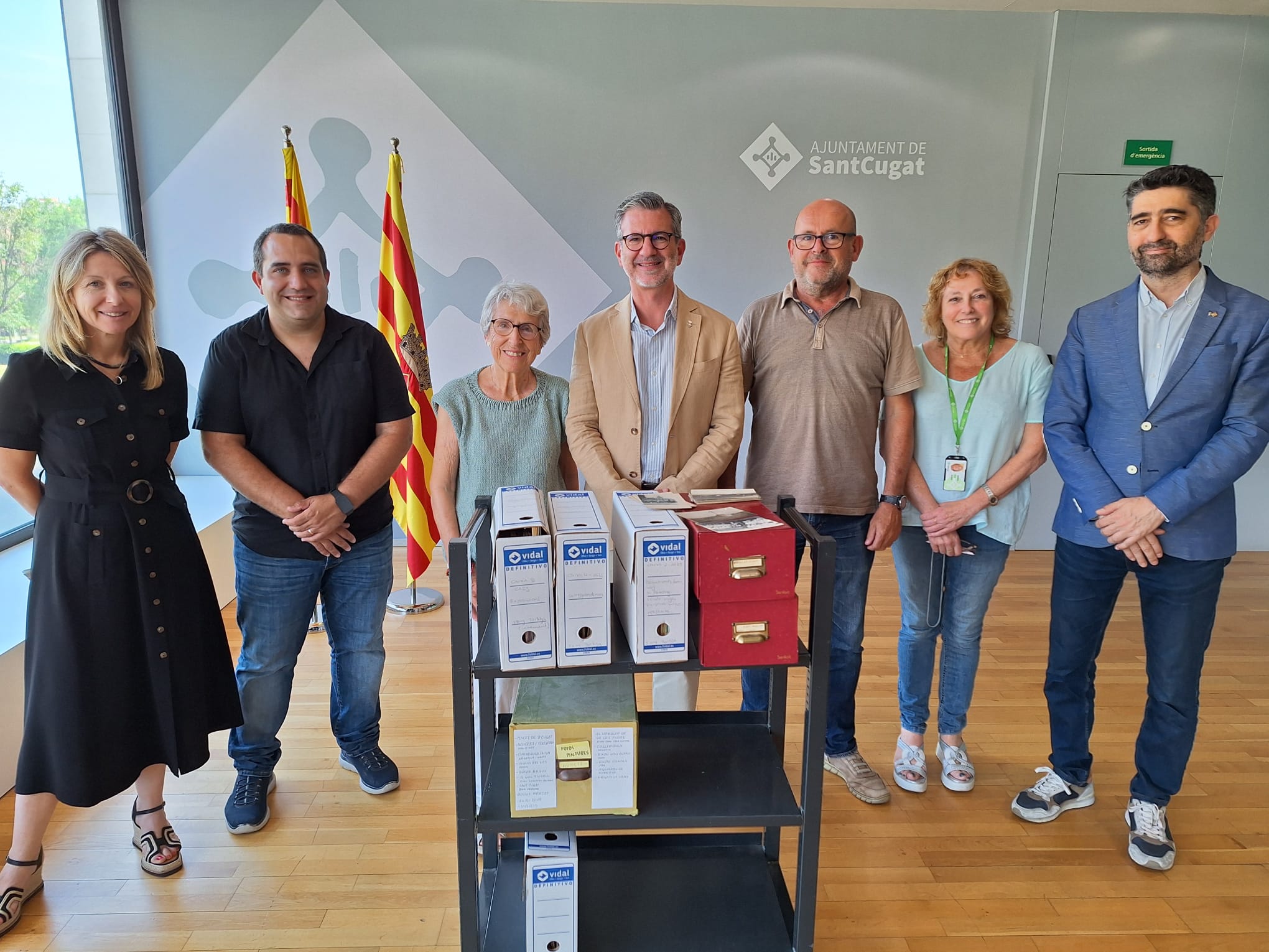 Donació del fons documental de Joan Tortosa. FOTO: Ajuntament