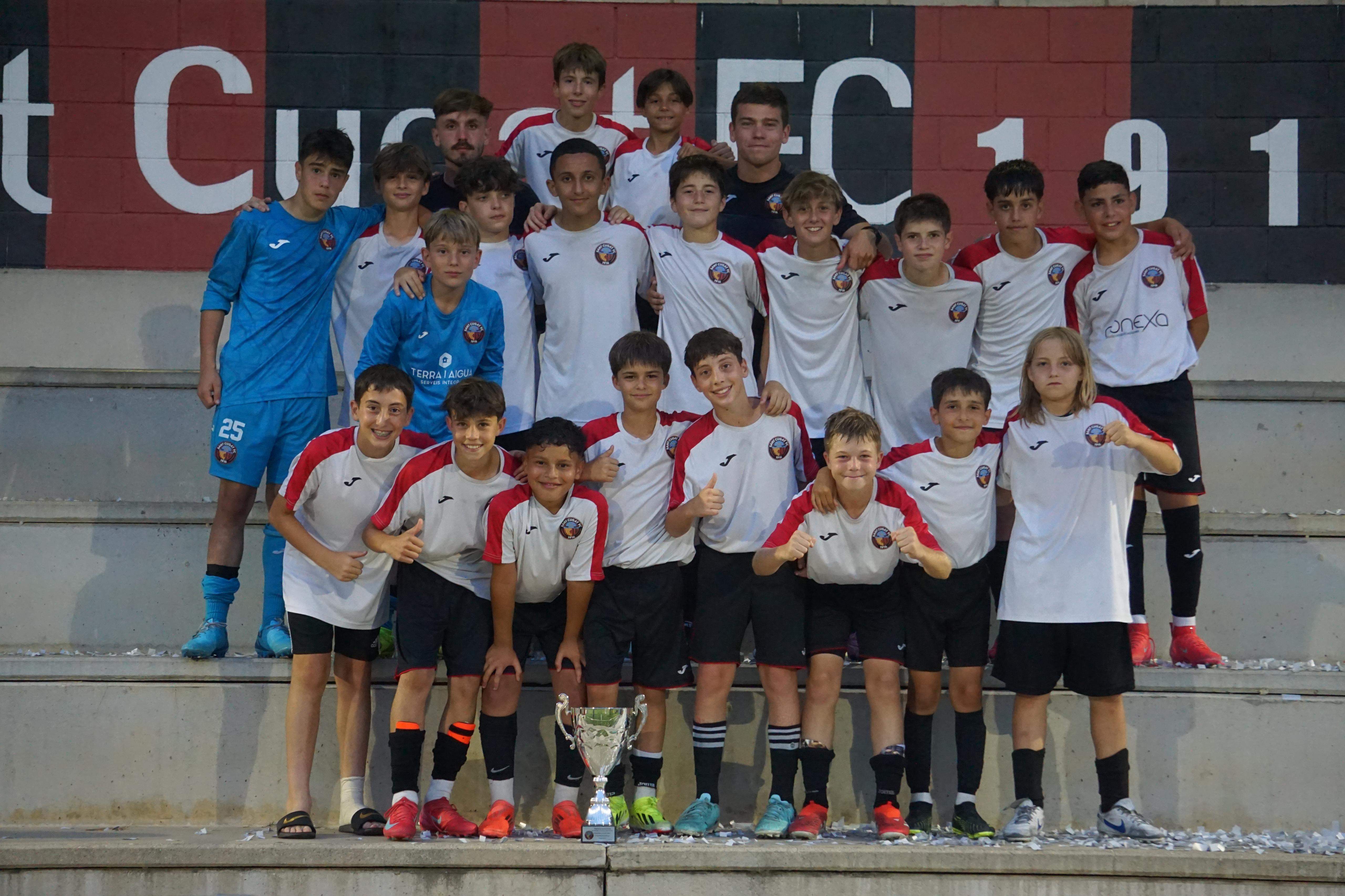 El Sant Cugat FC guanya el seu Torneig de Futbol Infantil S13. FOTO: Cedida