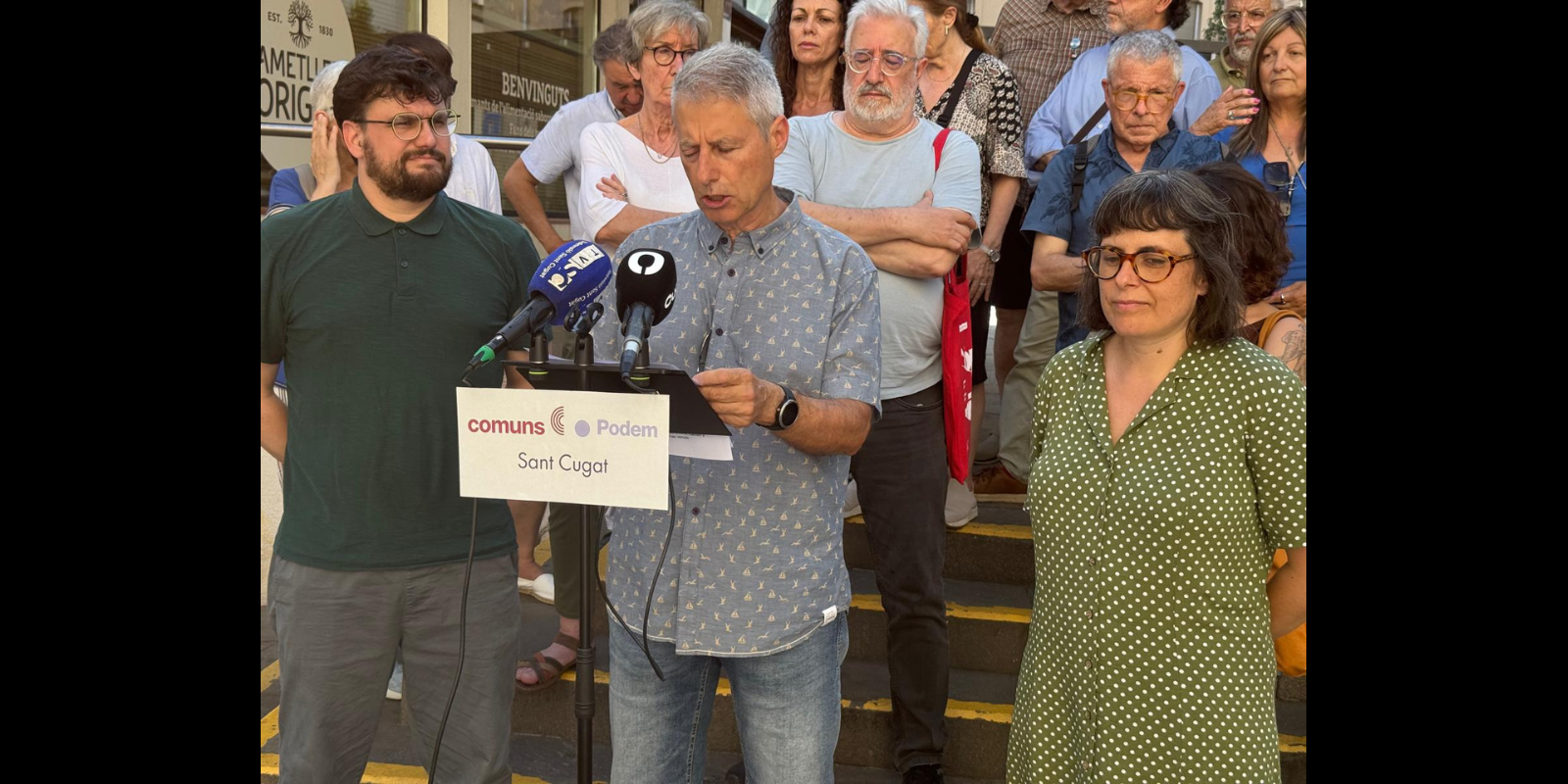 D'esquerra a dreta: Ramon Gutiérrez, Juanma Cayuela i Aina Balada. FOTO: TOT Sant Cugat