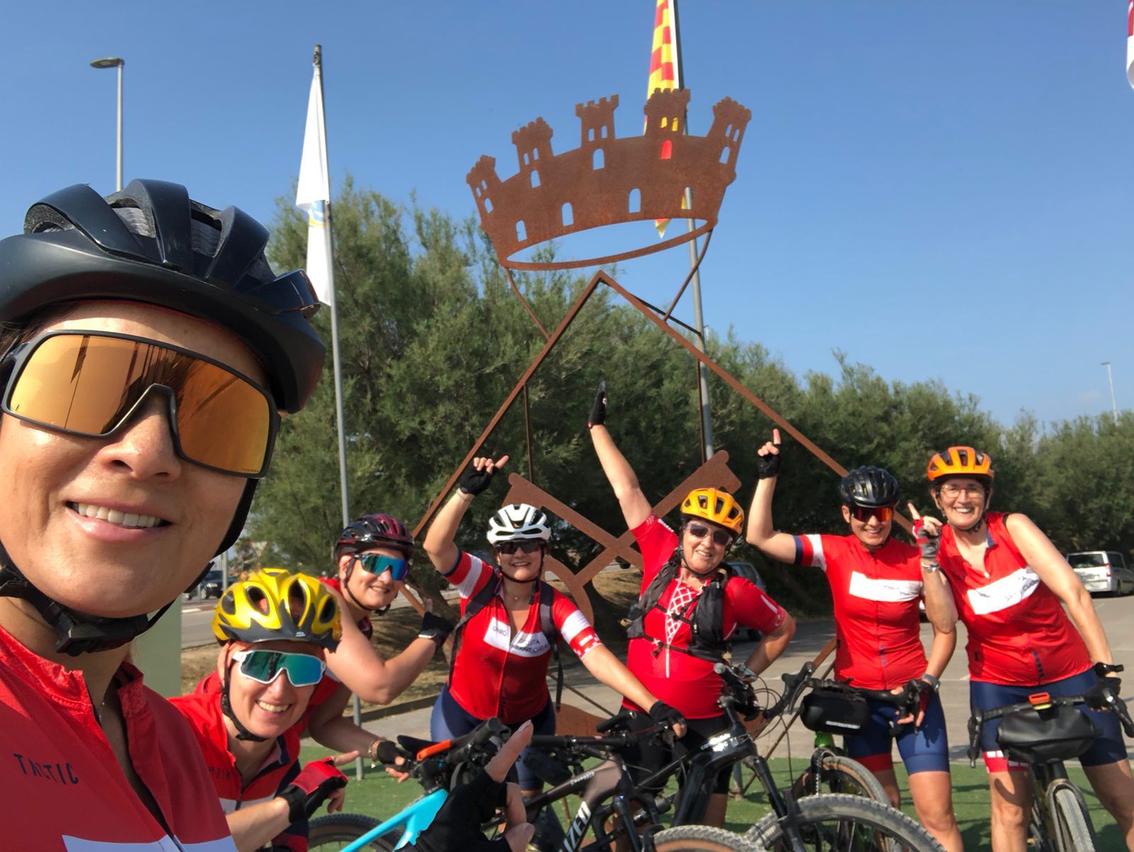 El grup femení de BTT. FOTO: Unió Ciclista Sant Cugat