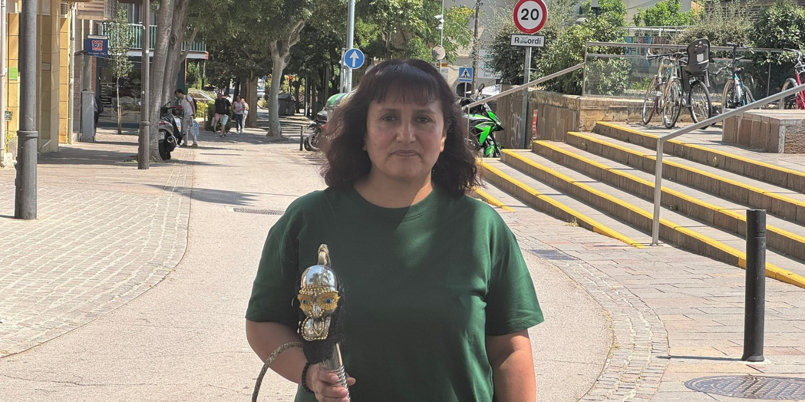 Olga Montecinos, presidenta de la Fraternitat Folklòrica de San Simon de Cochabamba de Sant Cugat. FOTO: TOT Sant Cugat