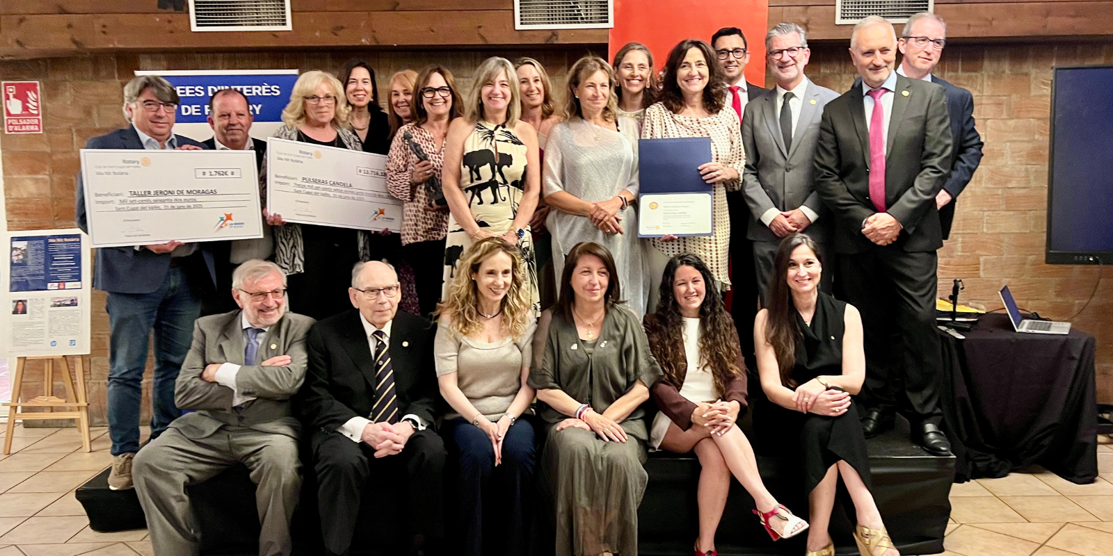 La celebració de la 33a Nit Rotària de Sant Cugat. FOTO: Helena Casas