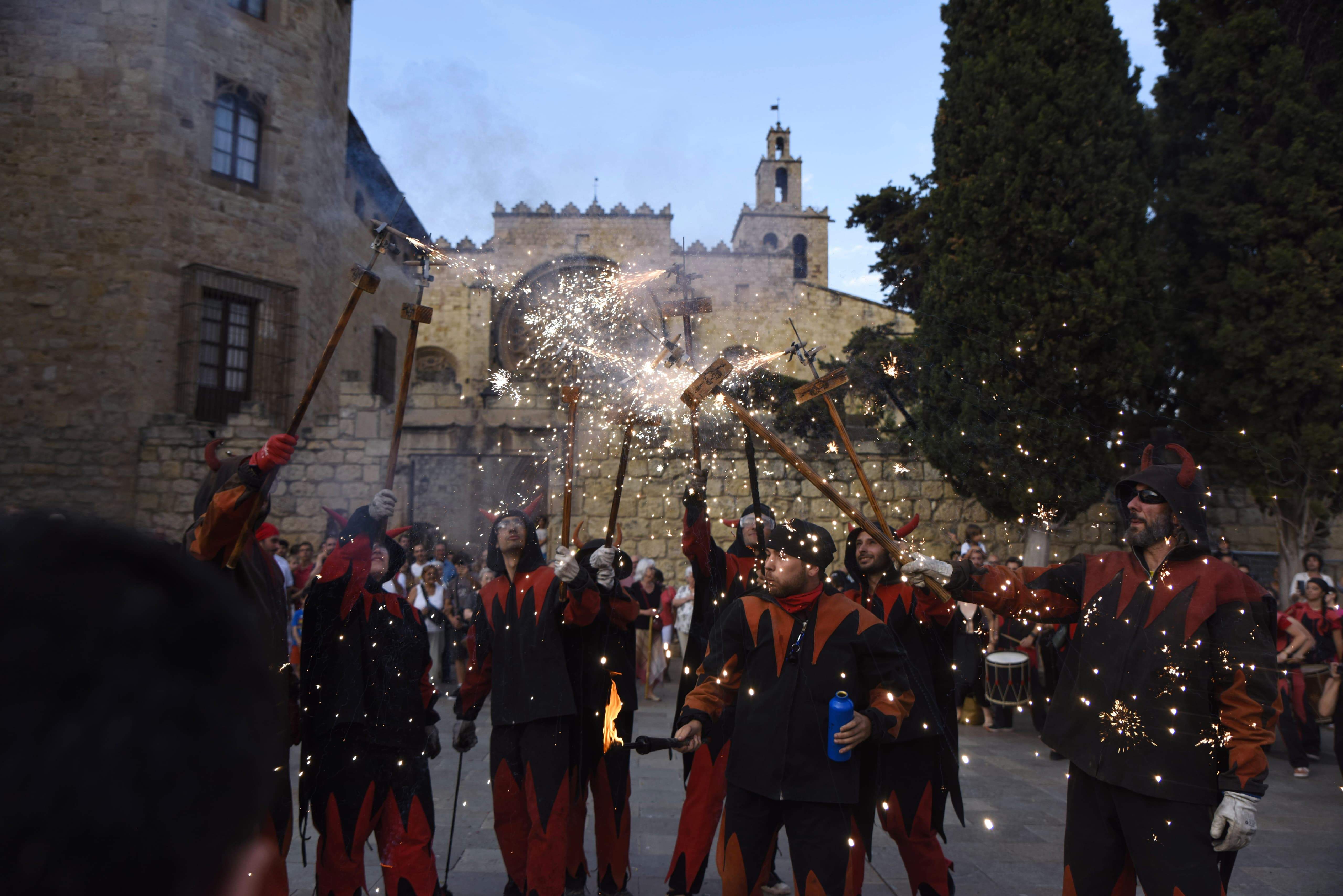 Encesa de la Flama del Canigó. Foto: Bernat Millet