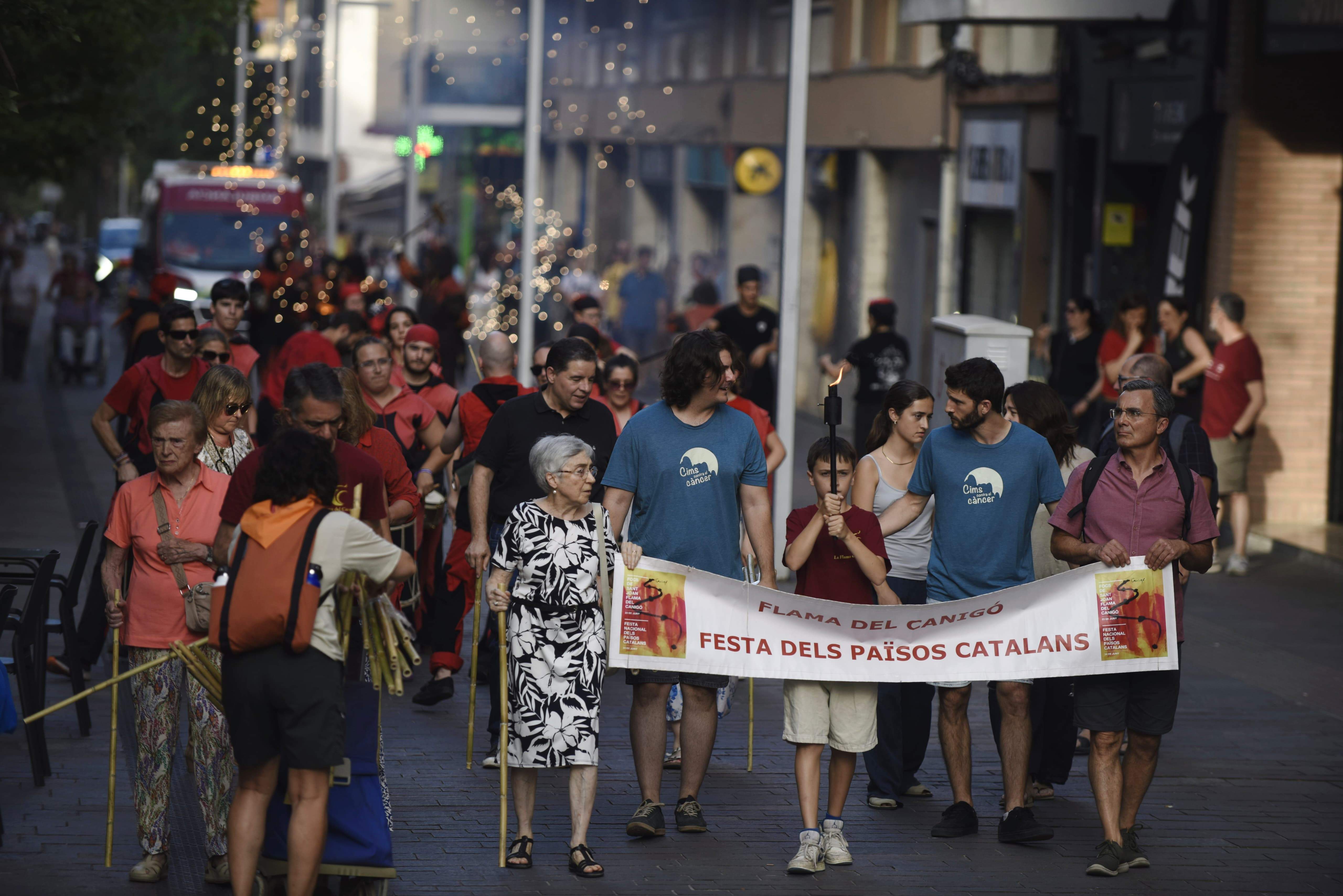Encesa de la Flama del Canigó. Foto: Bernat Millet