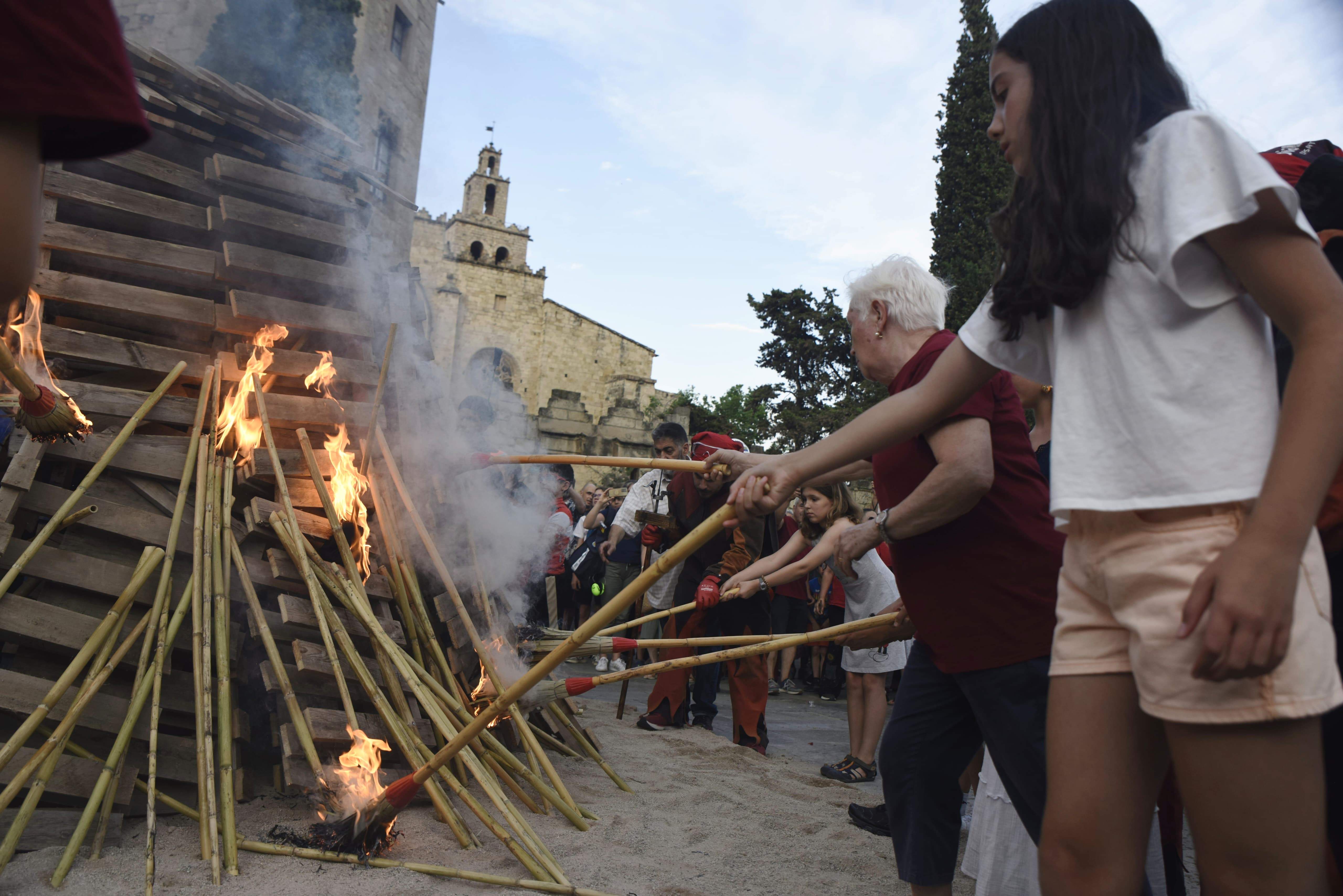 Encesa de la Flama del Canigó. Foto: Bernat Millet
