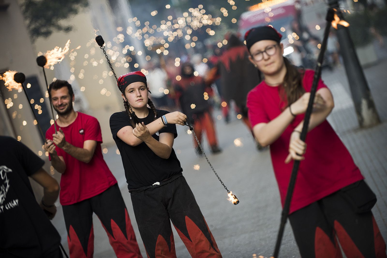 Encesa de la Flama del Canigó. Foto: Bernat Millet