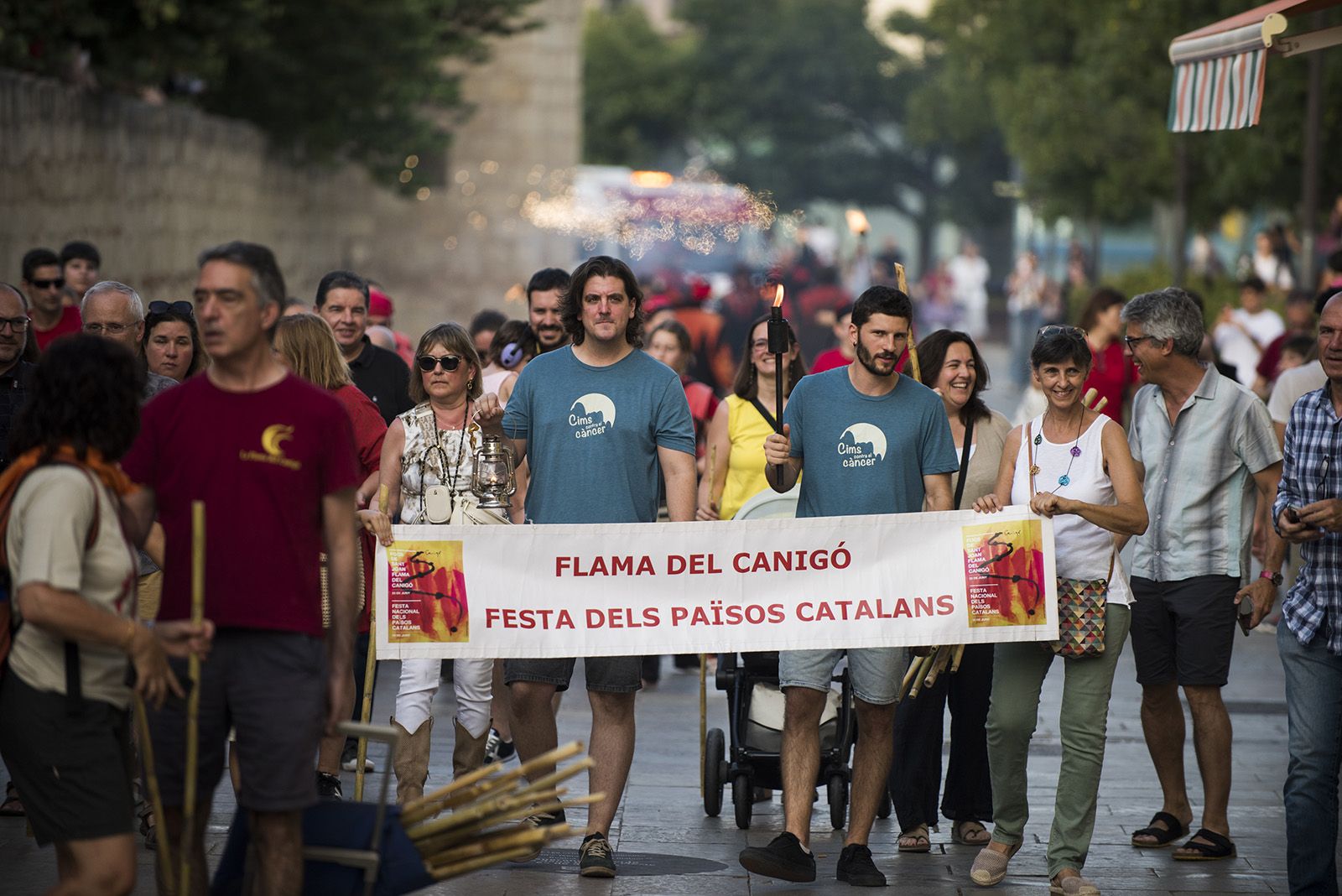 Encesa de la Flama del Canigó. Foto: Bernat Millet
