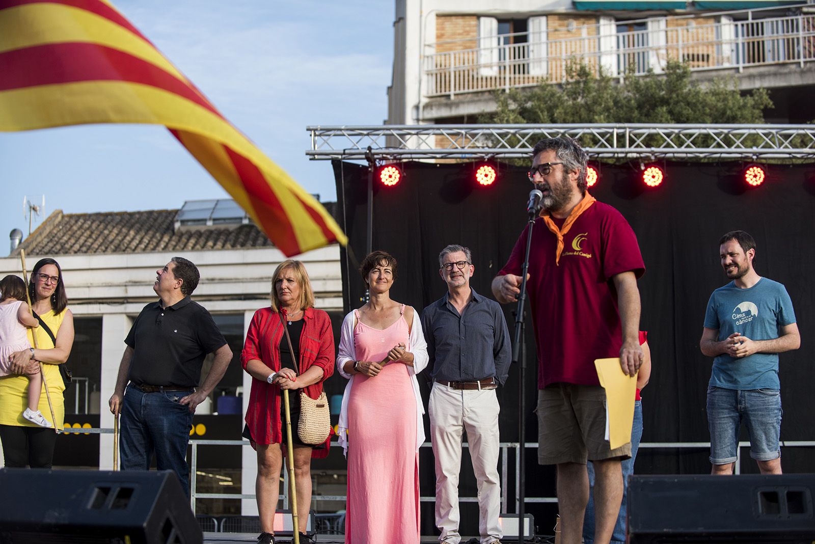 Encesa de la Flama del Canigó. Foto: Bernat Millet