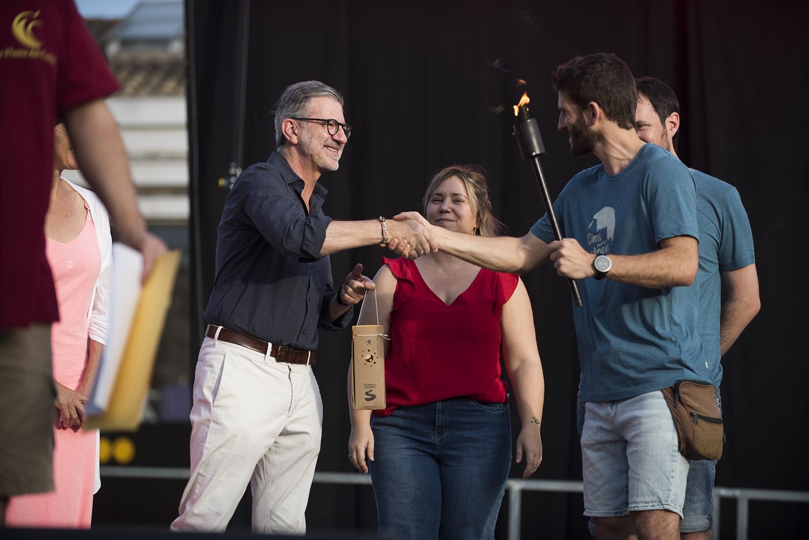 Encesa de la Flama del Canigó. Foto: Bernat Millet
