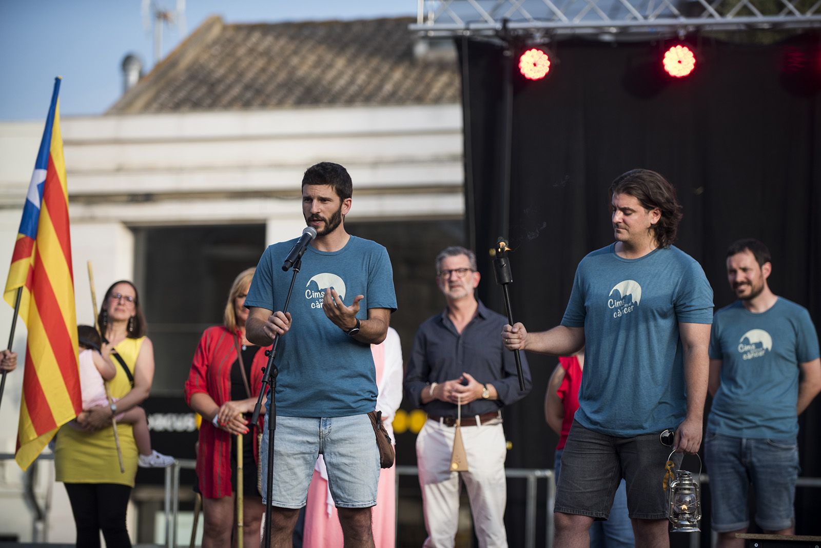 Encesa de la Flama del Canigó. Foto: Bernat Millet