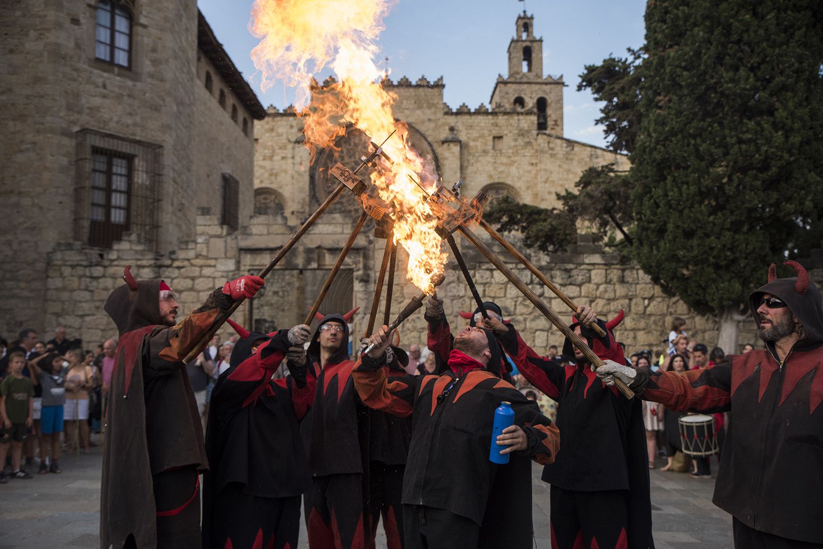 Encesa de la Flama del Canigó. Foto: Bernat Millet